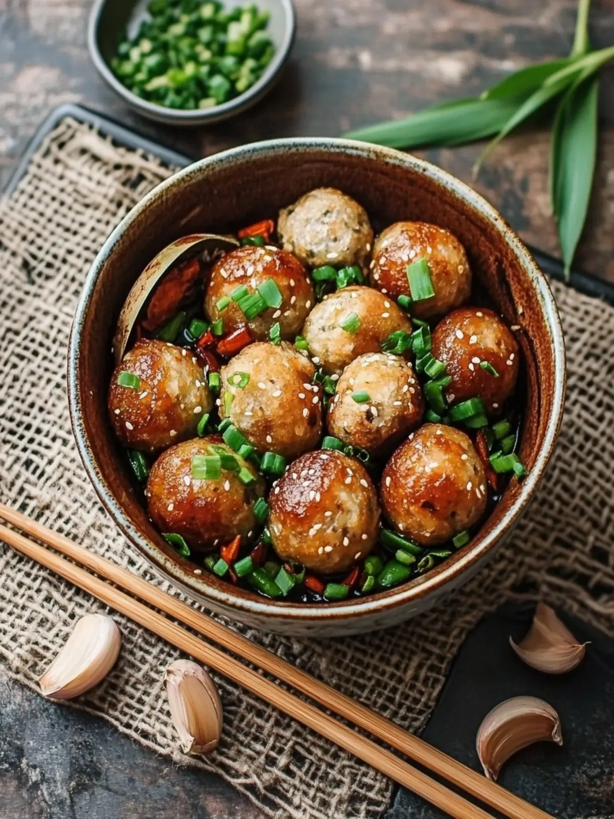 Stuffed Chinese Fried Gluten Balls: A Festive Delight to Share 4 Stuffed Chinese Fried Gluten Balls