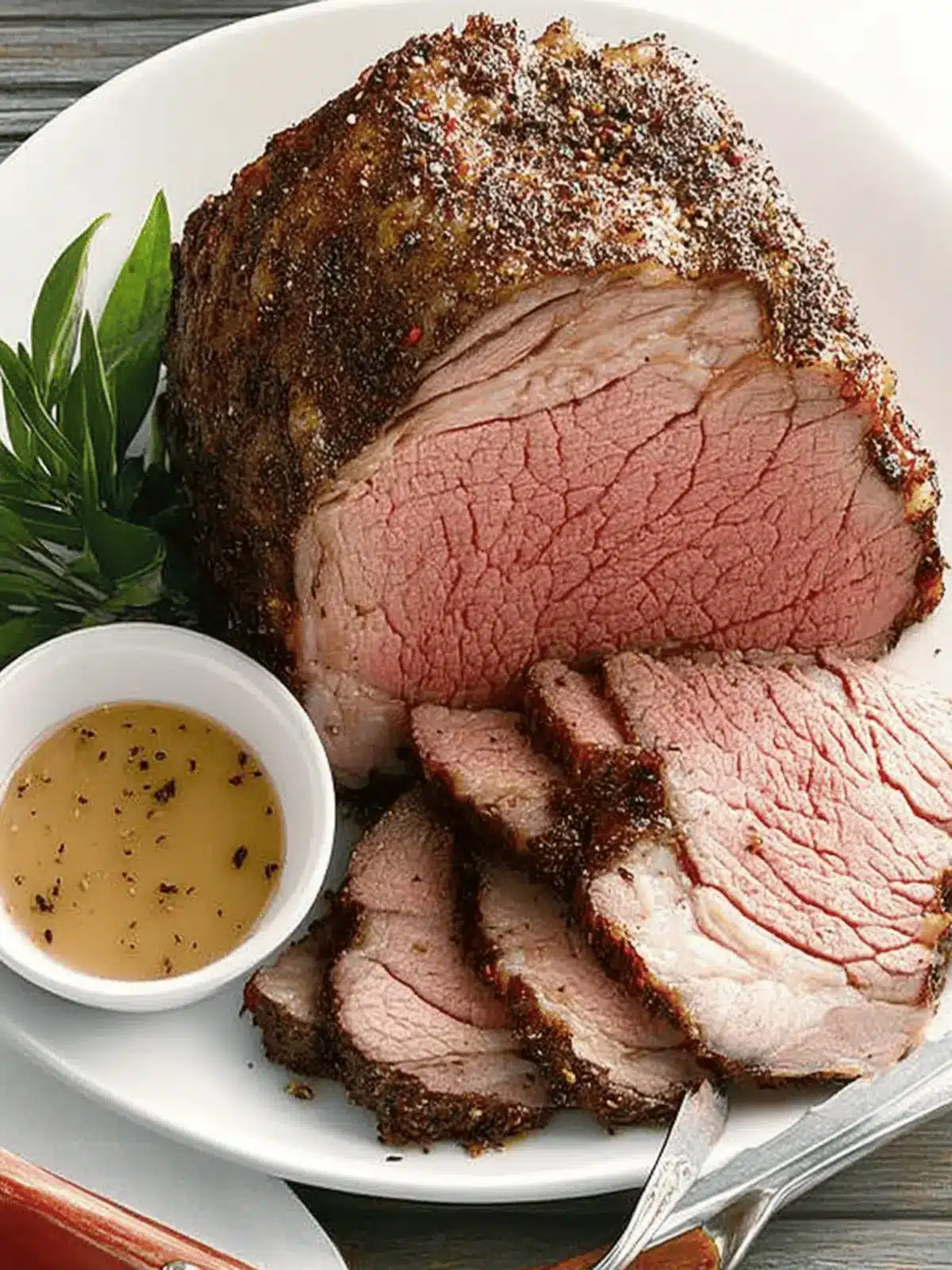 Perfectly Peppery Roast Beef with Tangy Horseradish Sauce 3 Peppery Roast Beef