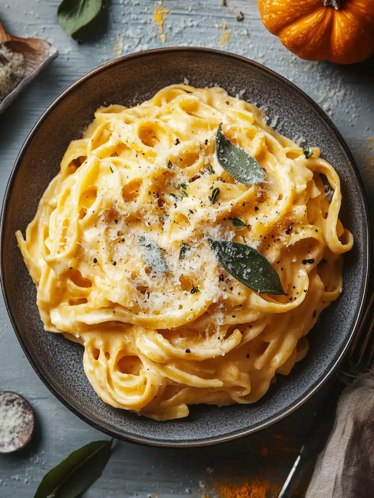 Creamy Pumpkin Alfredo Pasta - Quick Comfort for Fall Nights 2 Creamy Pumpkin Alfredo Pasta