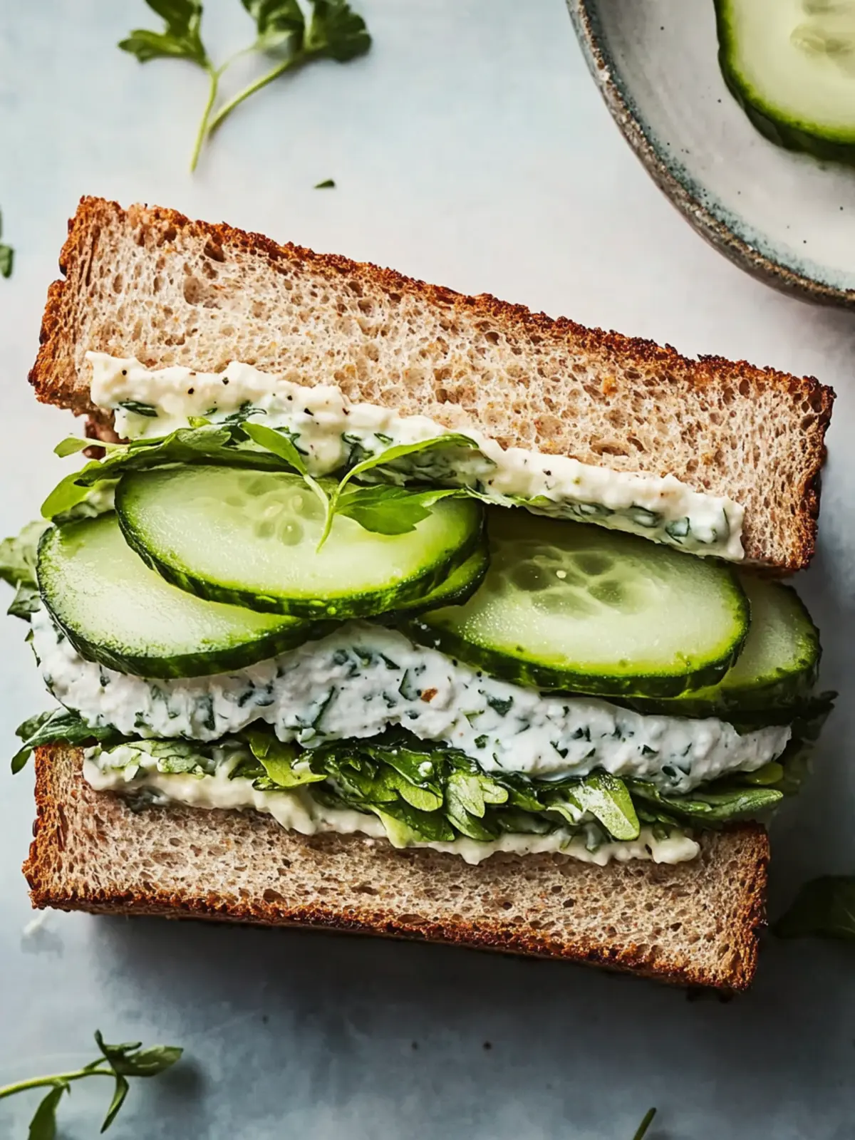 Easy Cucumber Sandwich Recipe for a Refreshing Snack 4 Cucumber Sandwich