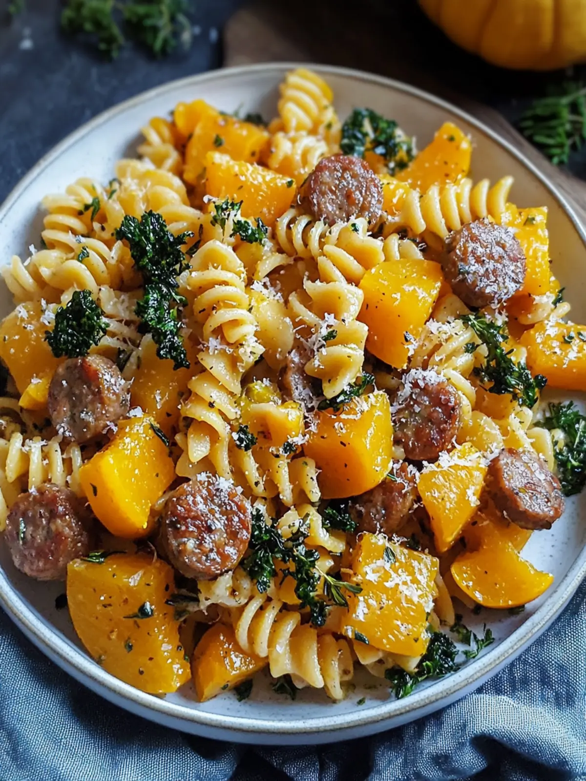 Autumn Sausage Pasta Squash: 25-Minute Cozy Comfort Dish 4 Autumn Sausage Pasta Squash: Your 25-Minute Comfort Food Delight