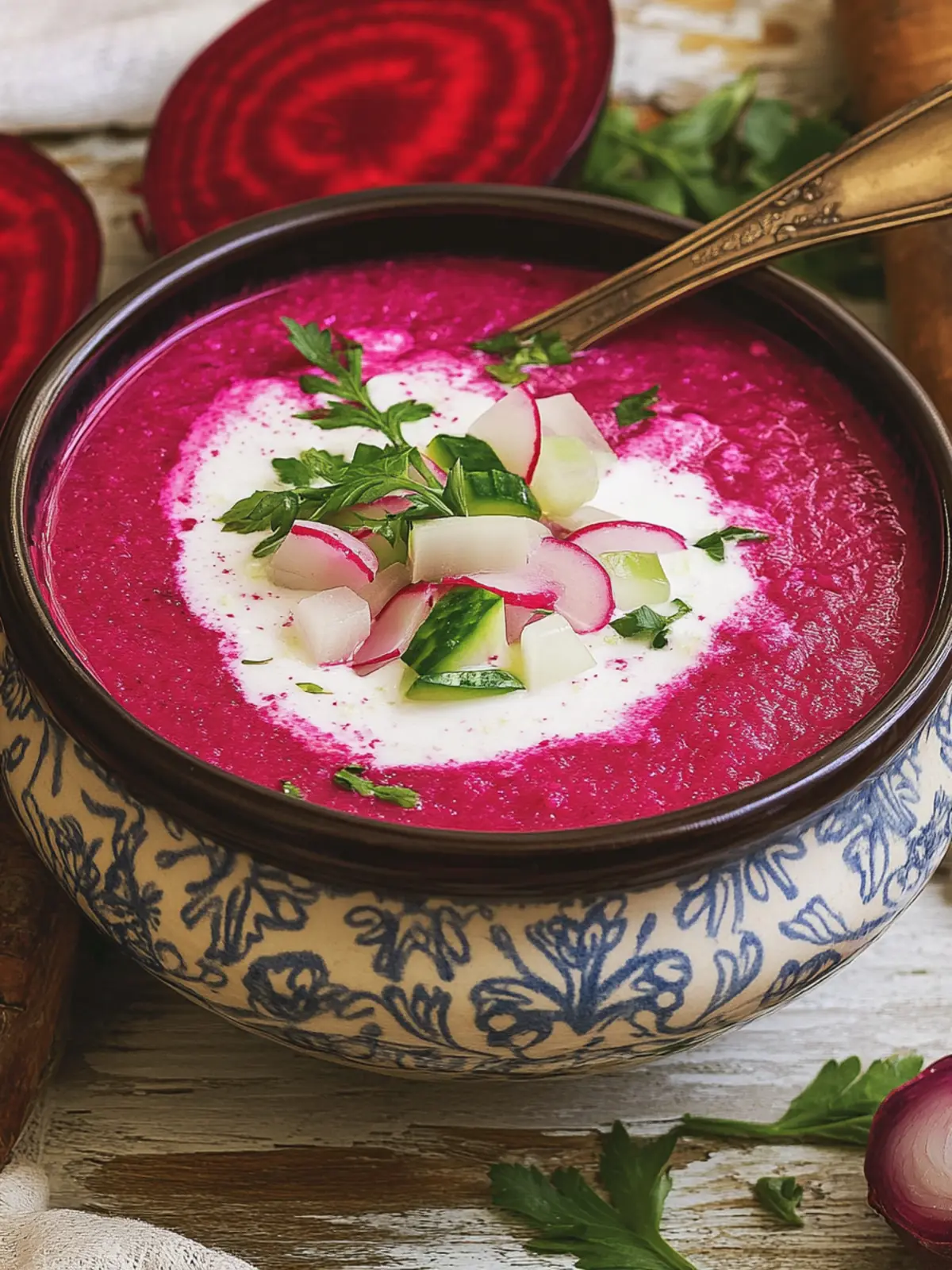 Enjoy Refreshing Latvian AukstÄ Zupa: Your New Summer Favorite 4 Latvian AukstÄ Zupa (Cold Beetroot Soup)