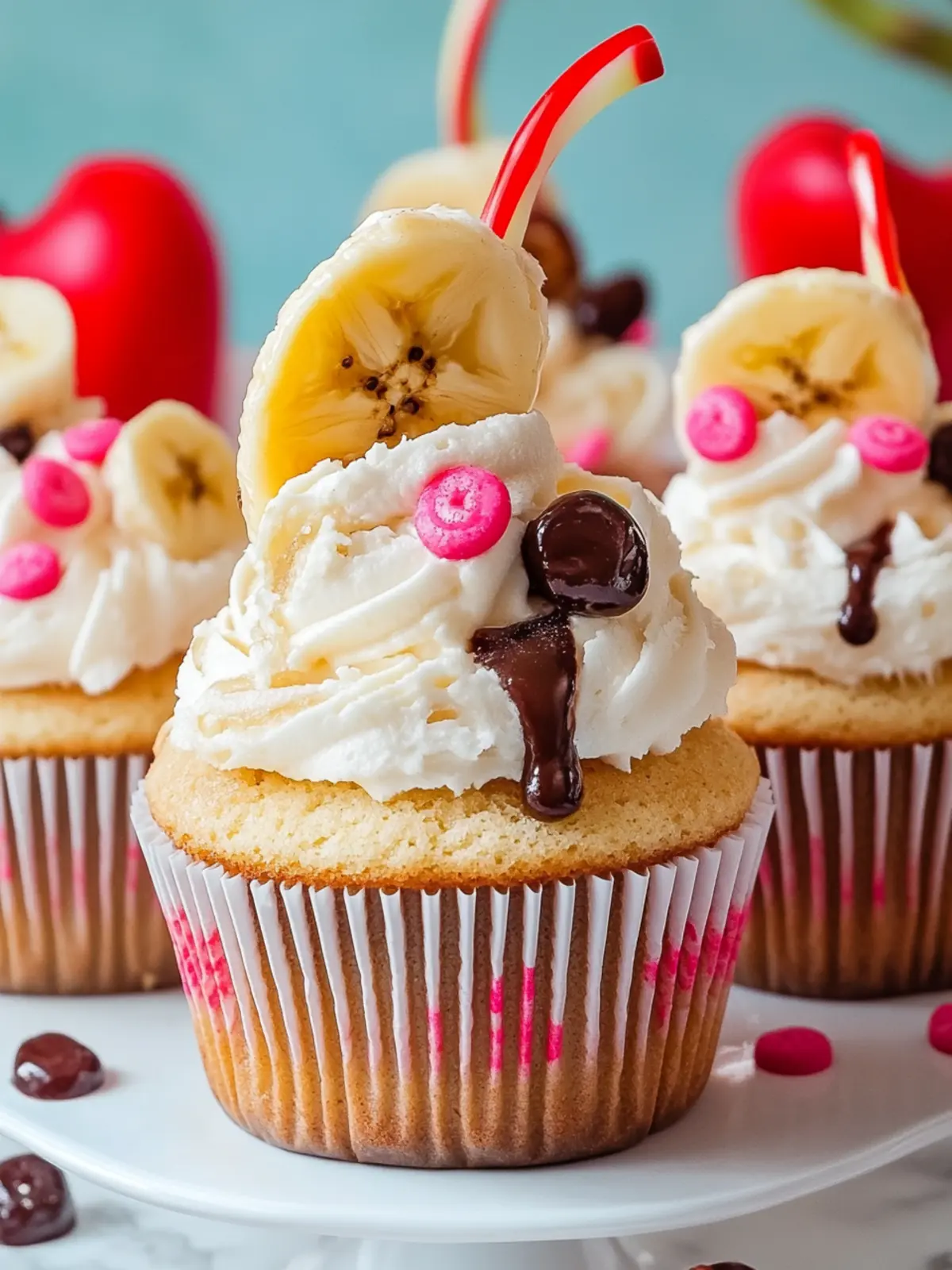 Banana Split Cupcakes: Your New Summer Dessert Obsession 3 Banana Split Cupcakes