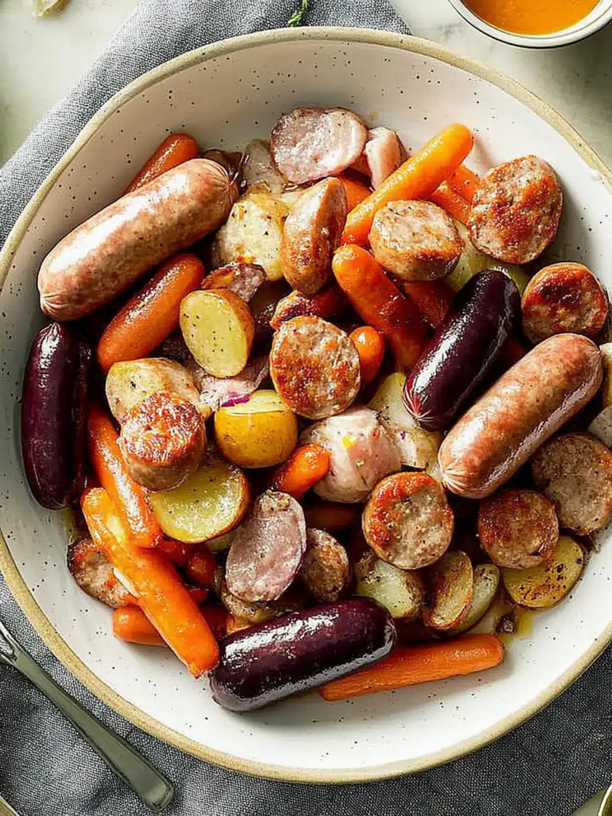 Easy Bratwurst Dinner: One-Pot Foil Pack Wonder 3 Bratwurst Dinner