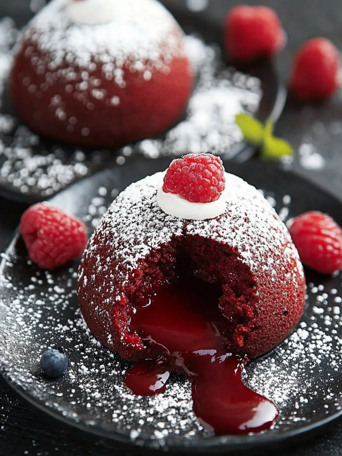 Irresistible Red Velvet Molten Lava Cakes for Sweet Moments 4 Red Velvet Molten Lava Cakes