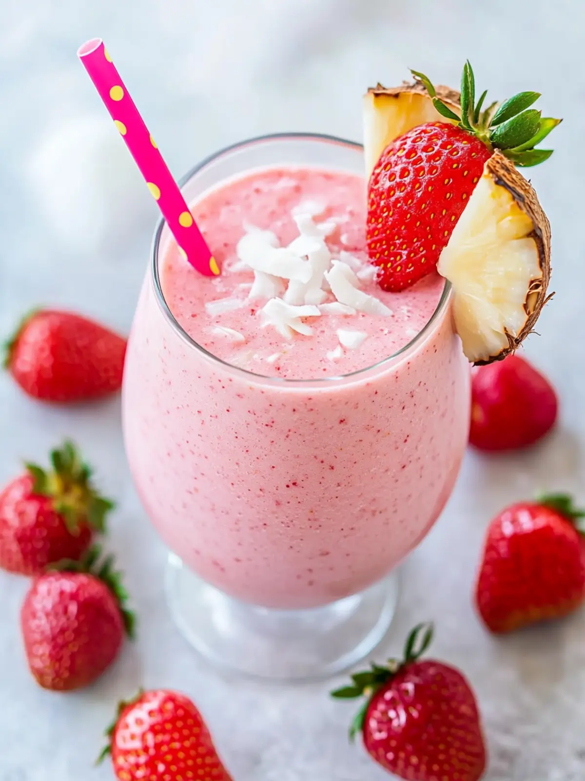 Strawberry Coconut Pina Colada Smoothie Bliss in Minutes 3 Strawberry Coconut Pina Colada Smoothie