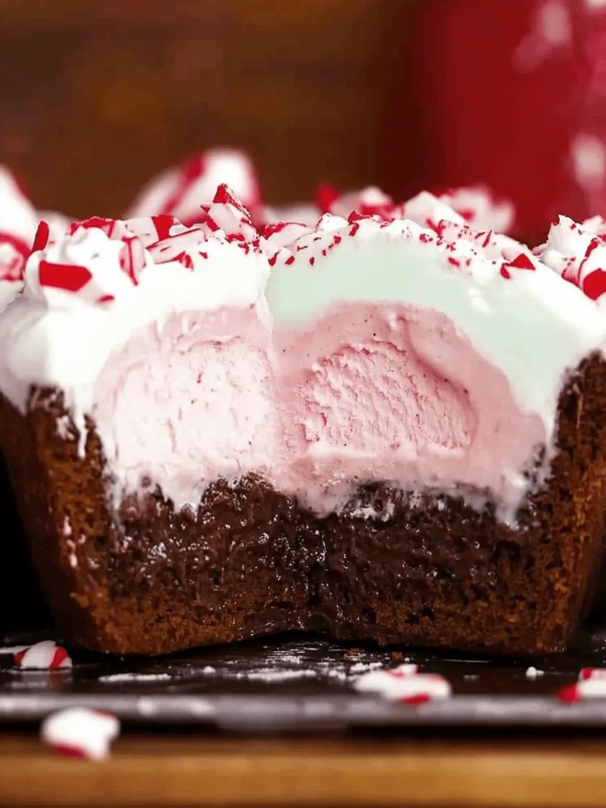 Delicious Peppermint Ice Cream Chocolate Cake for Holidays 4 Peppermint Ice Cream Chocolate Cake