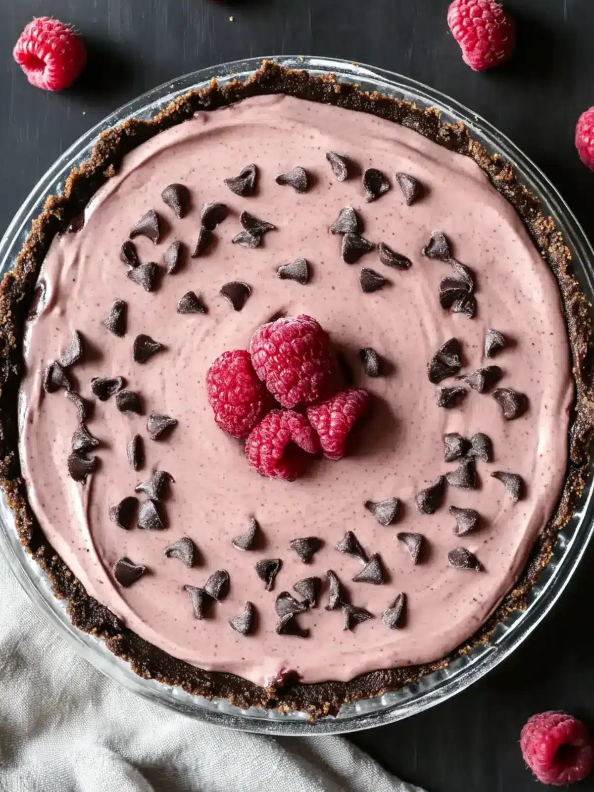 Indulge in Gluten-free Chocolate Raspberry Mousse Pie Bliss 3 Gluten-free Chocolate Raspberry Mousse Pie