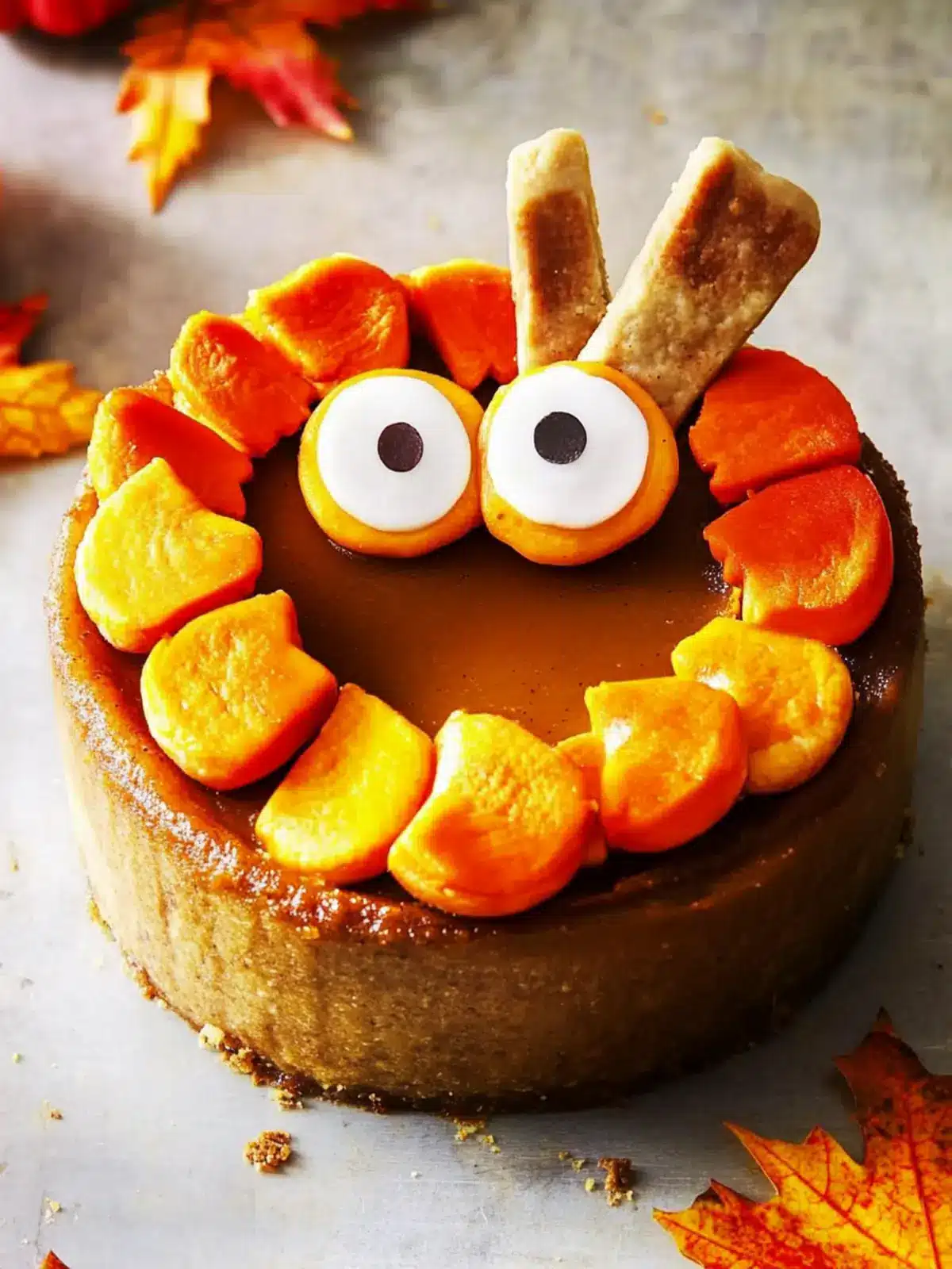 Pumpkin Pie Turkeys: Fun Festive Treats for Thanksgiving Bliss 3 Pumpkin Pie Turkeys