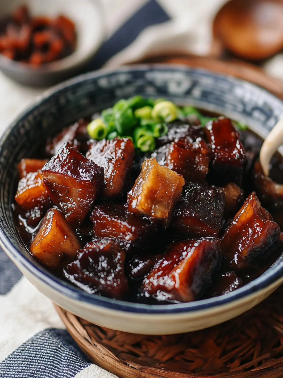 Savory Braised Pork Belly with Meigan Cai: Celebrate in Style 3 Braised Pork Belly with Meigan Cai (æ¢
å¹²èçè)