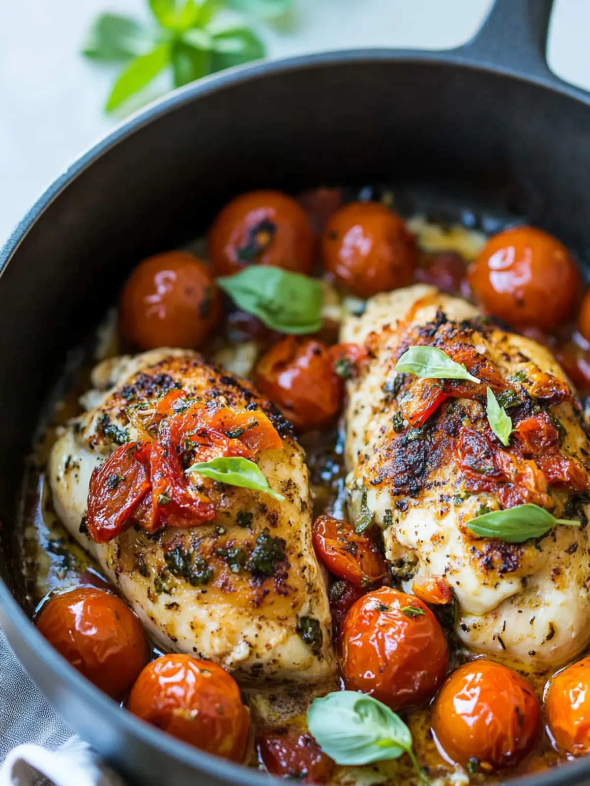 Mozzarella-Stuffed Chicken Pomodoro: Dive Into Flavor Adventure 2 Mozzarella-Stuffed Chicken Pomodoro