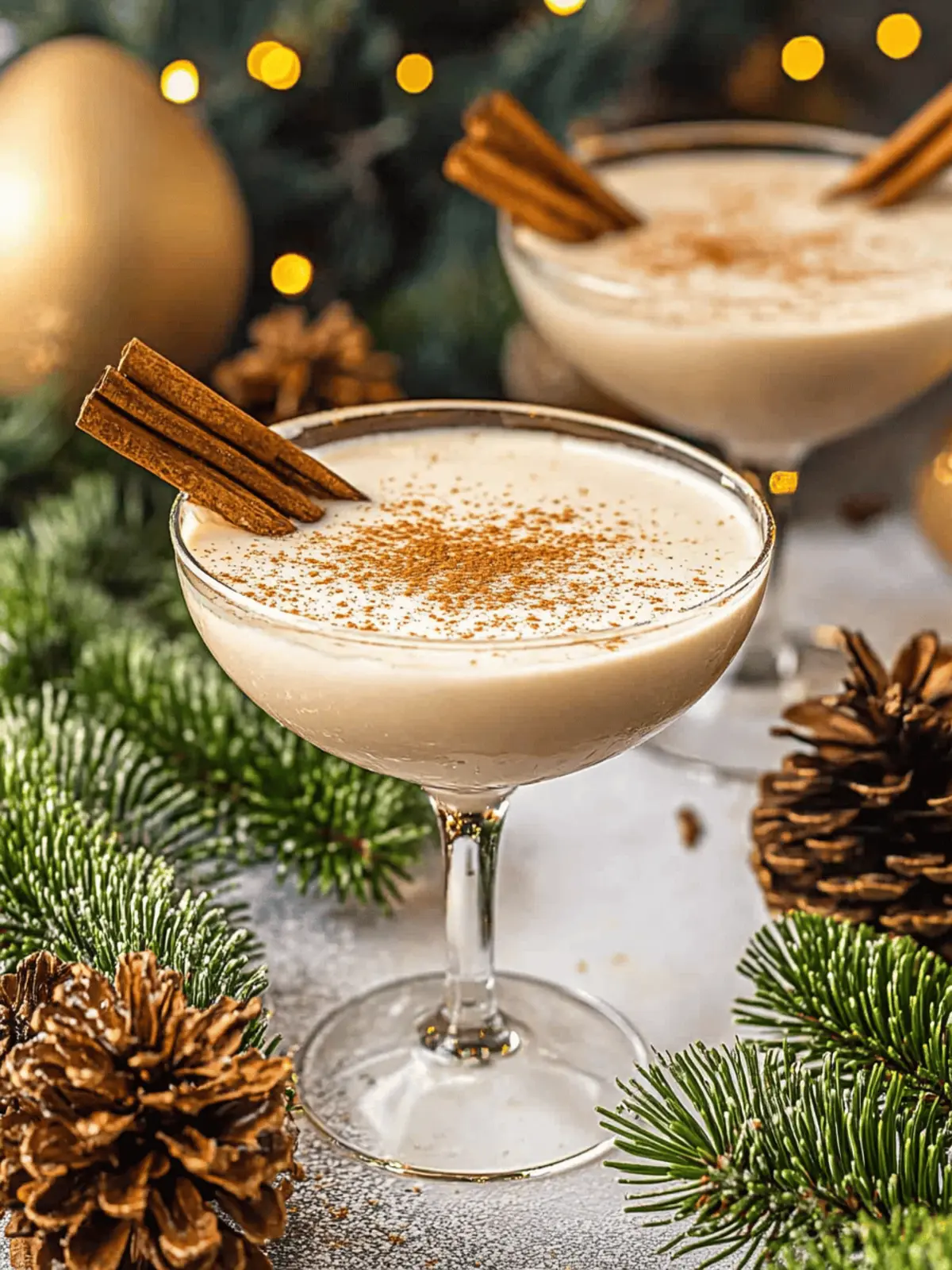 Delicious Eggnog Martini: Holiday Cheer in Every Sip 4 Eggnog Martini
