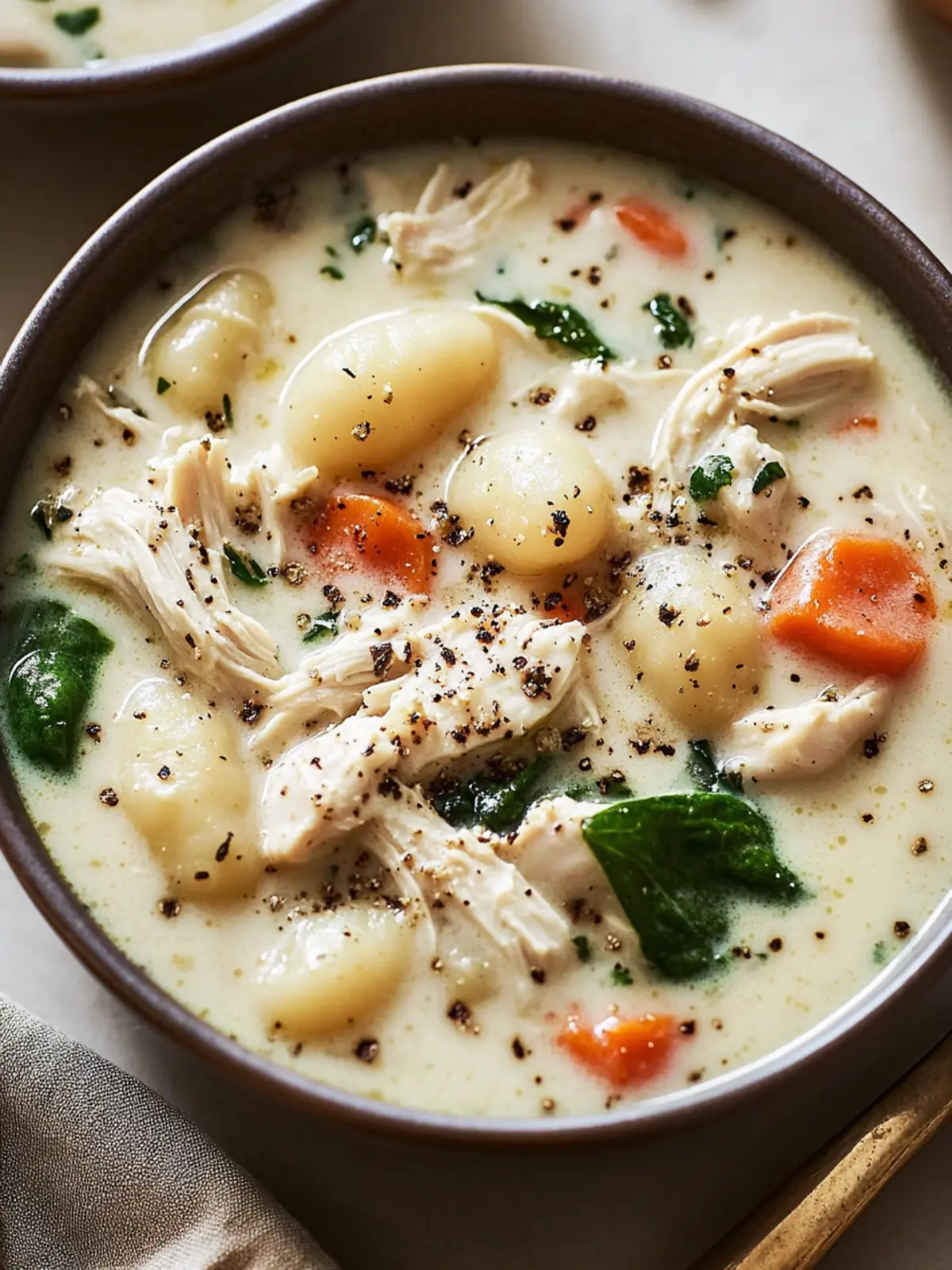 Slow-Cooker Creamy Chicken Gnocchi Soup for Cozy Nights 2 Slow-Cooker Creamy Chicken Gnocchi Soup