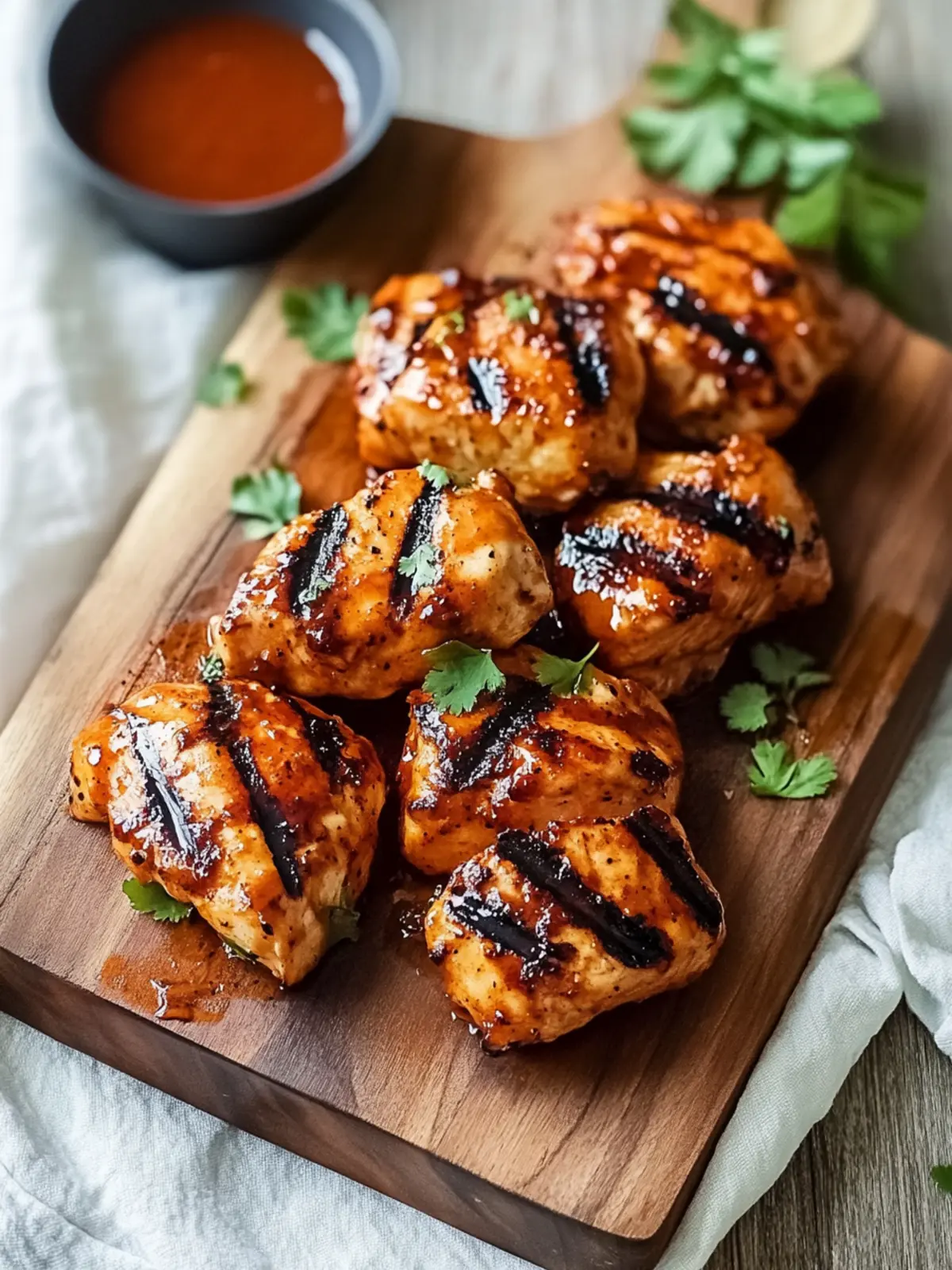 Sweet & Spicy Grilled Bourbon Buffalo Chicken You'll Crave! 3 Sweet & Spicy Grilled Bourbon Buffalo Chicken