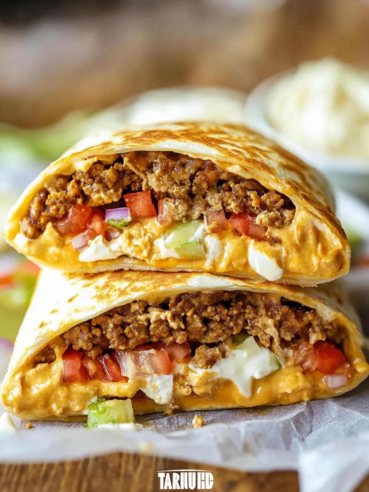 Delicious Copycat Taco Bell Crunchwrap Supreme at Home 2 Copycat Taco Bell Crunchwrap Supreme