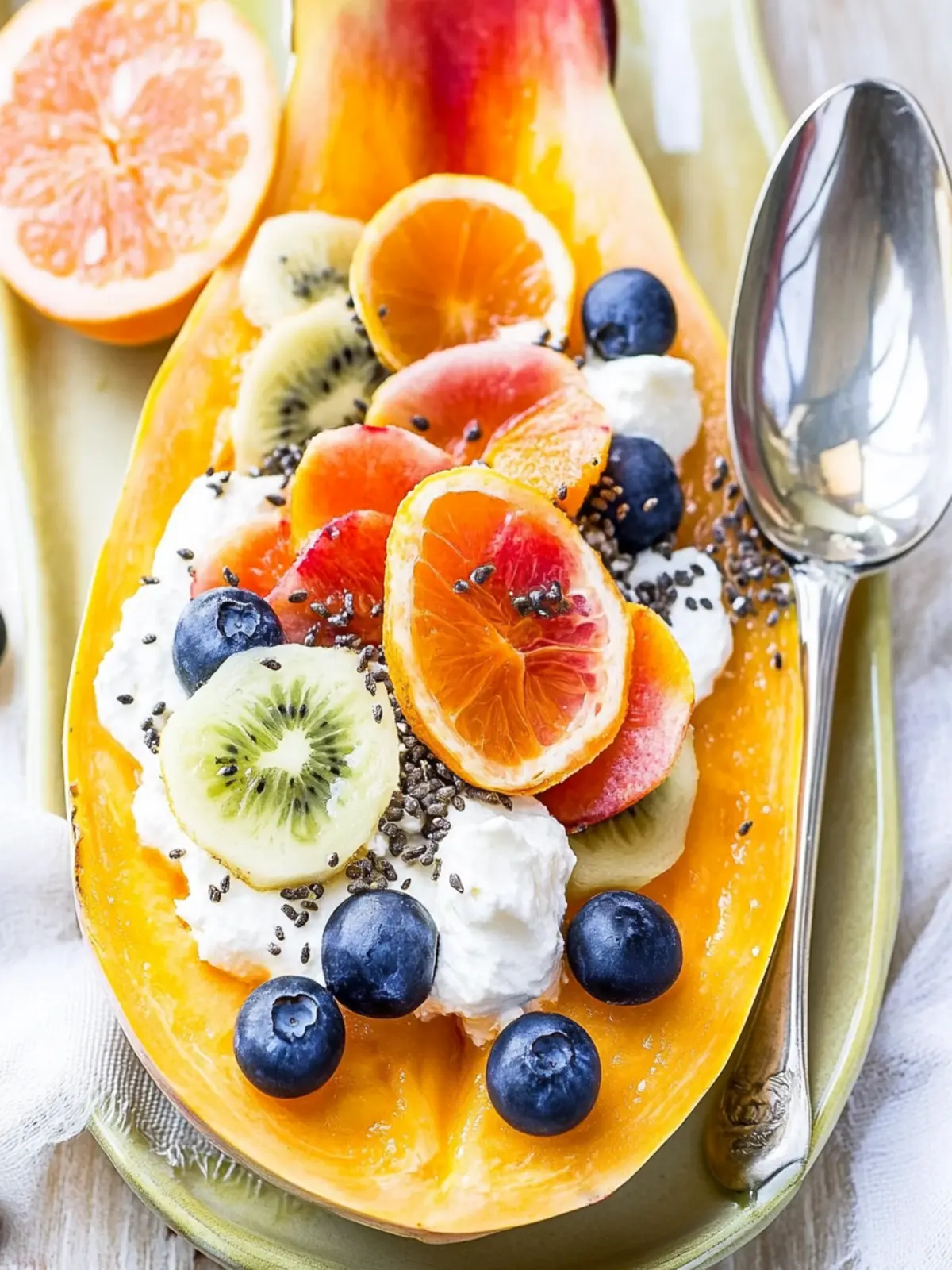 Delightful Papaya Boats: A Healthy Tropical Breakfast Boost 2 Papaya Boats