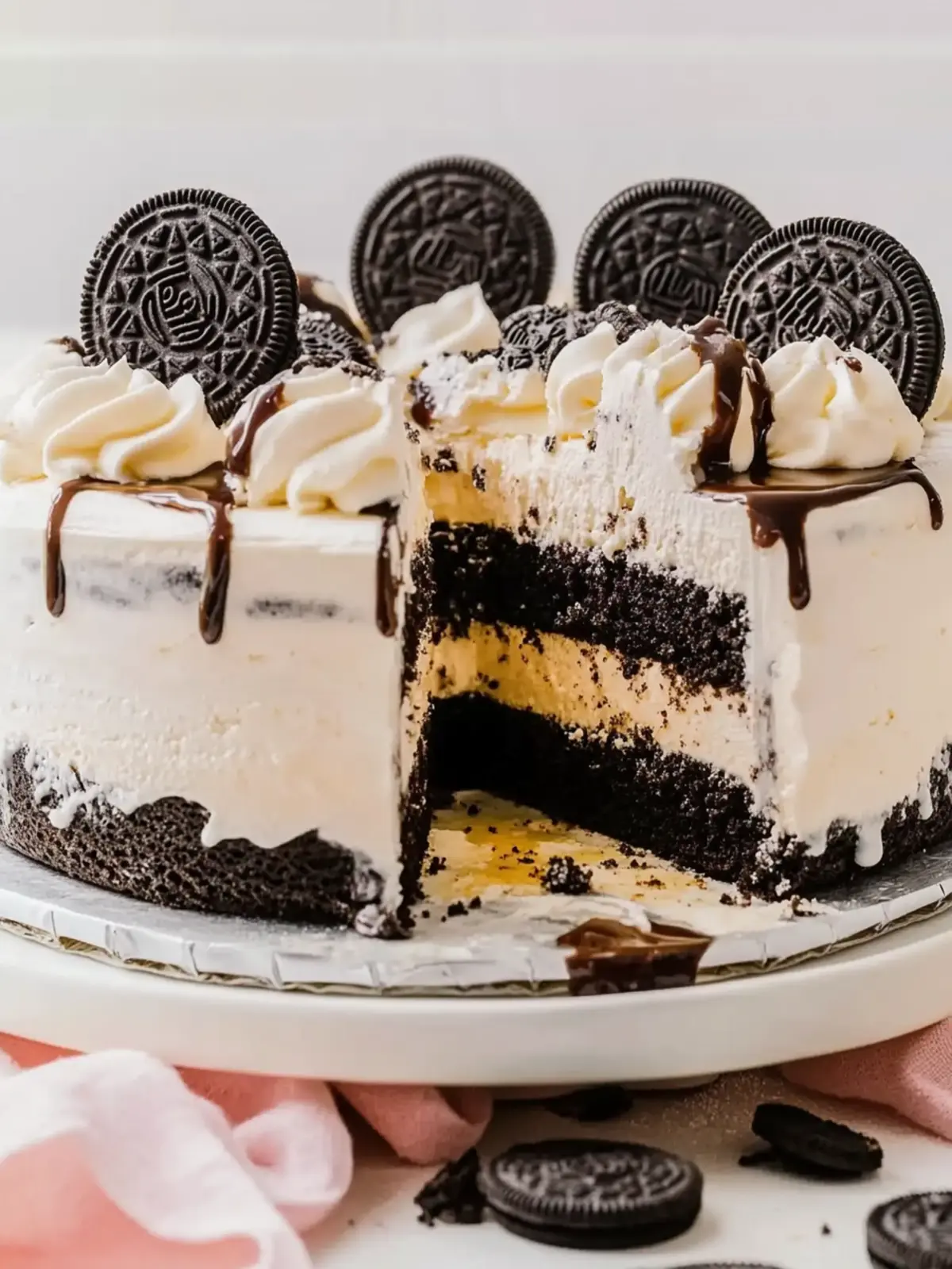 Decadent Oreo Ice Cream Cake You Can Make at Home 4 Oreo Ice Cream Cake