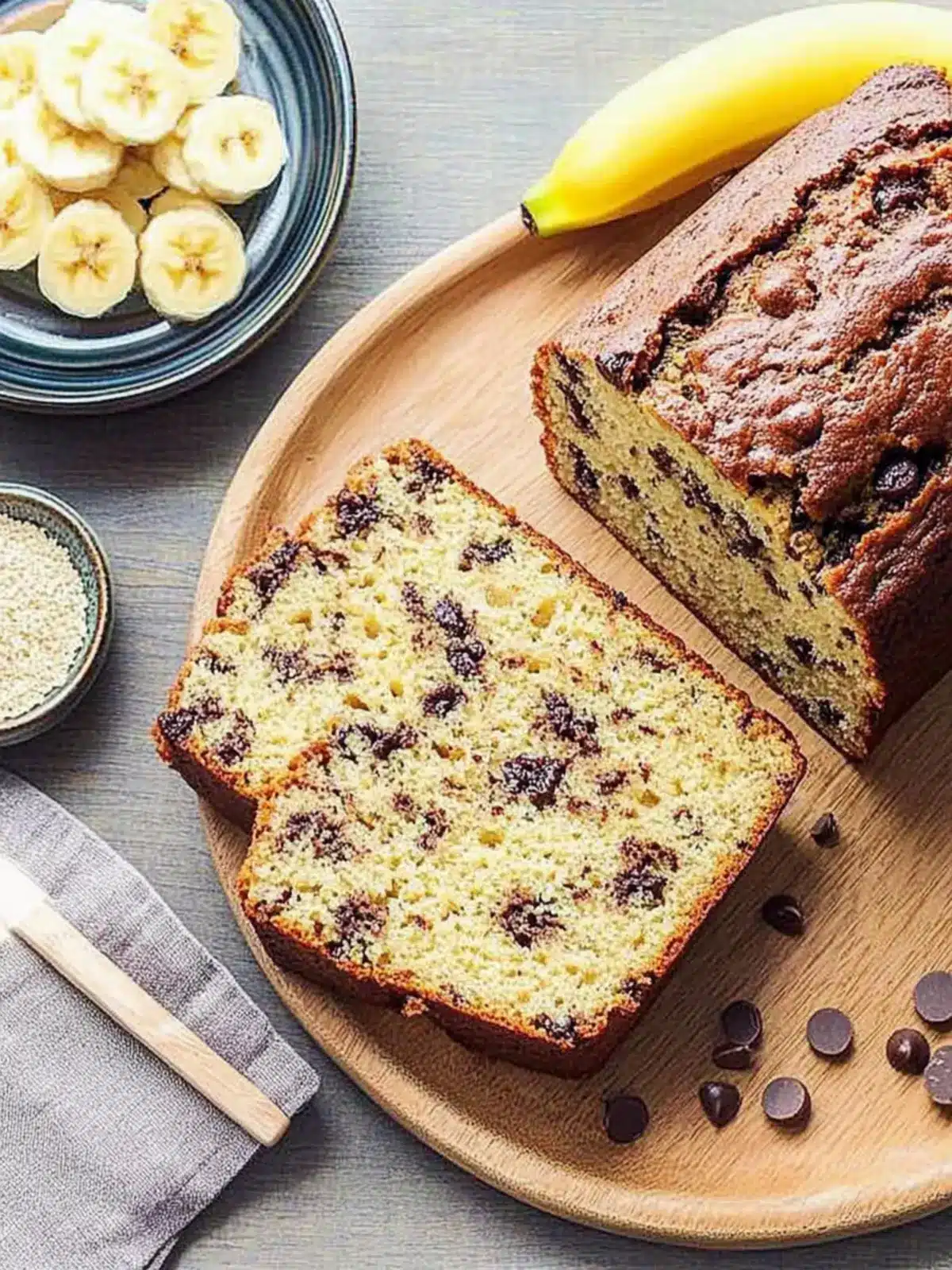 Melt-in-Your-Mouth Chocolate Chip Banana Bread Recipe 2 Chocolate Chip Banana Bread