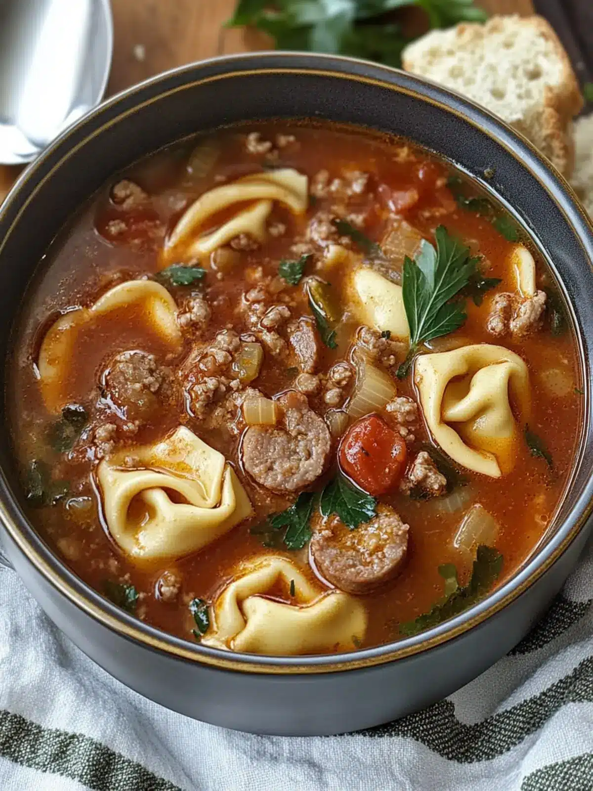 Italian Sausage Soup with Tortellini: A Cozy, Comforting Bowl 3 Italian Sausage Soup with Tortellini