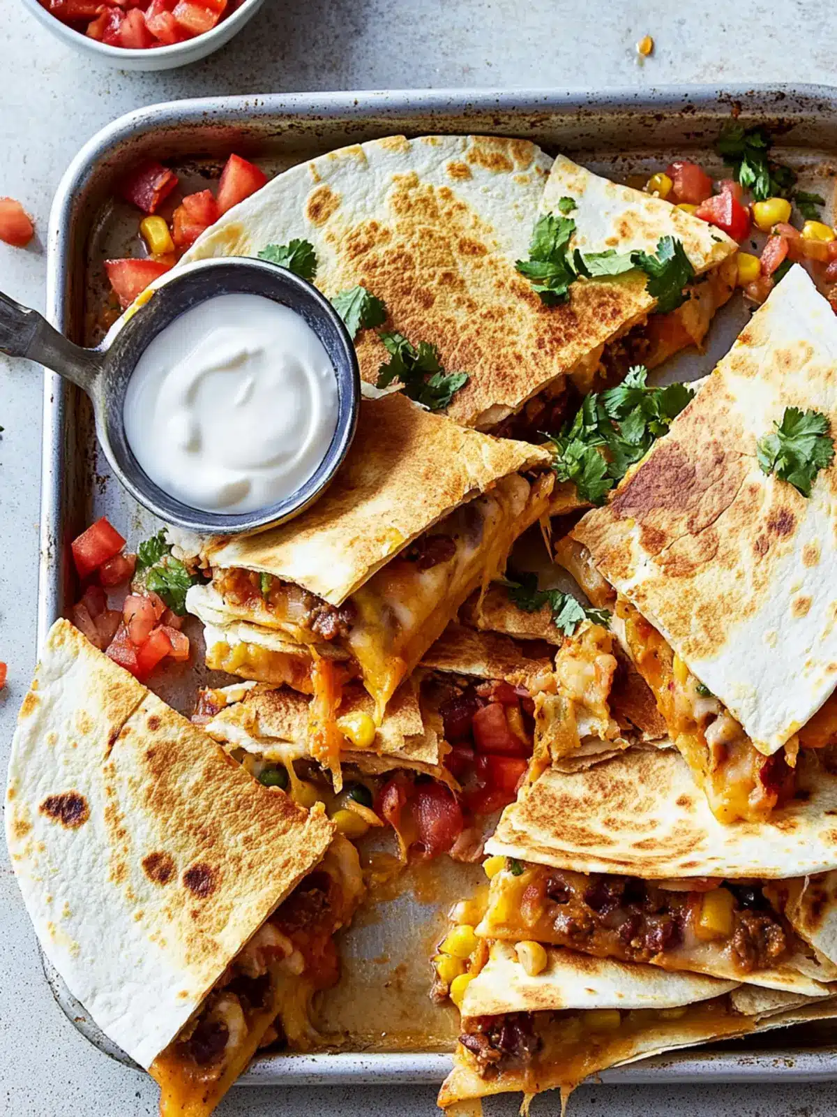 Sheet-Pan Quesadillas: Quick, Cheesy Fun for Family Nights 3 Sheet-Pan Quesadillas