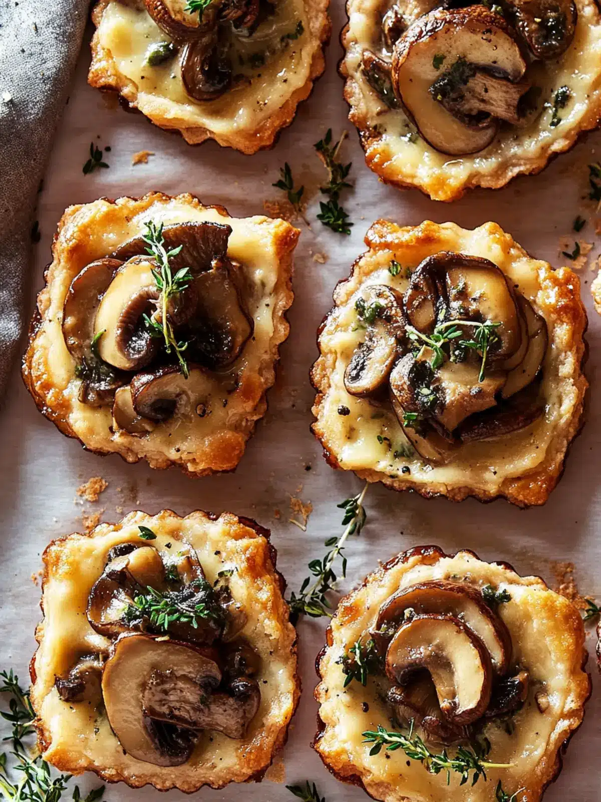 Savory Upside-Down Cream of Mushroom Tartlets to Impress 2 Upside-Down Cream Of Mushroom Tartlets