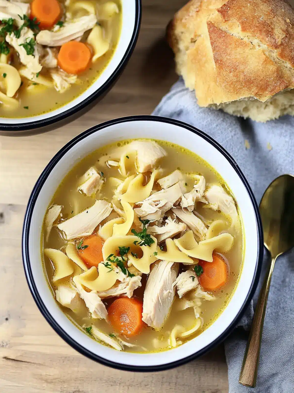 Hearty Homemade Chicken Noodle Soup for Cozy Comfort 3 Homemade Chicken Noodle Soup
