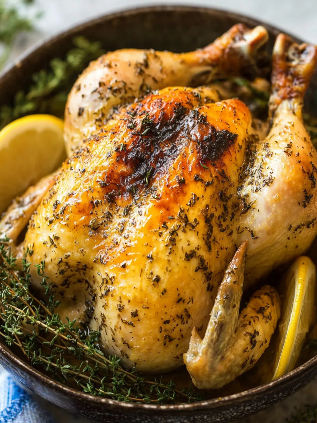 Garlic Butter Slow Cooker Whole Chicken: Easy Family Delight 3 Garlic Butter Slow Cooker Whole Chicken
