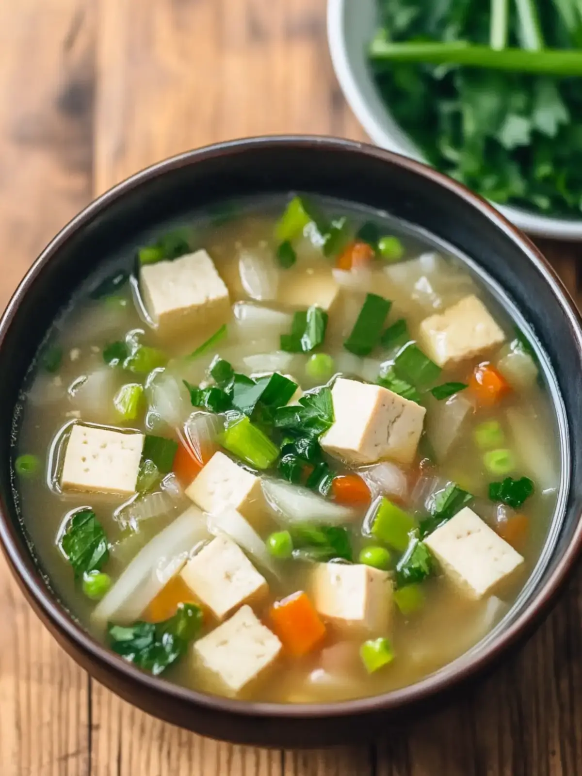 Cozy Vegetable Tofu Soup in Just 20 Minutes 4 Vegetable Tofu Soup