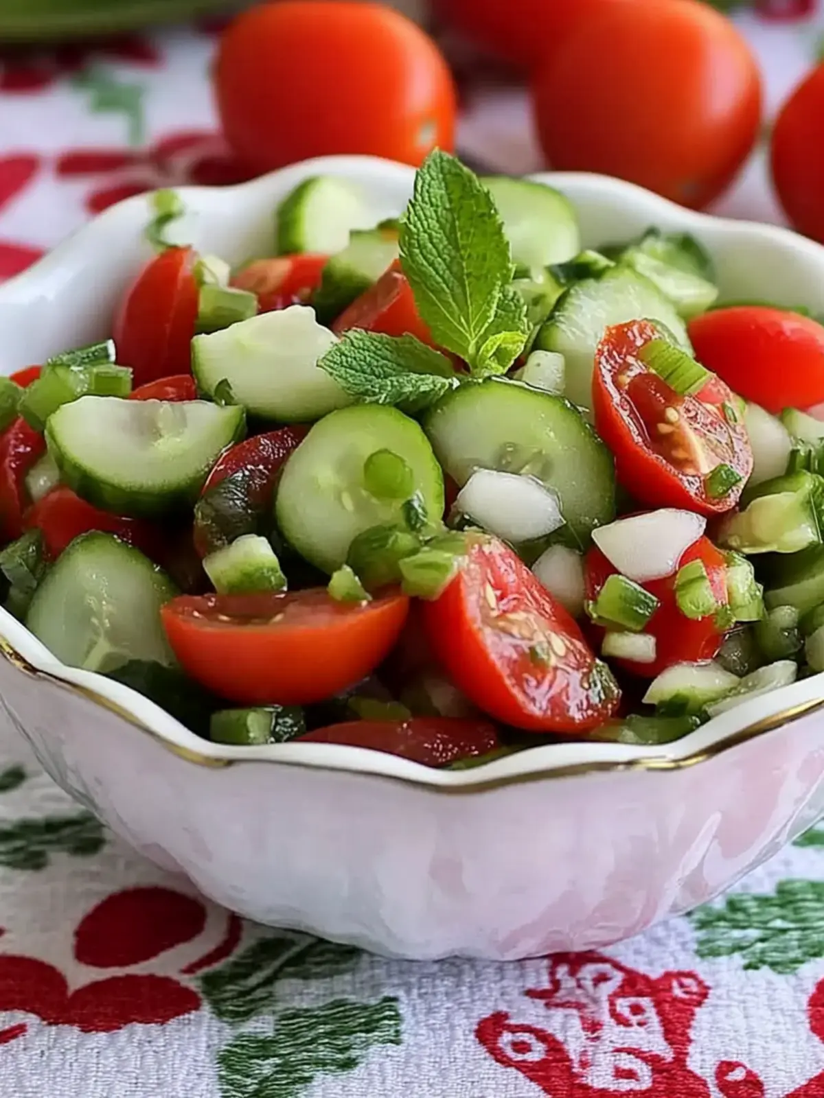 Fresh and Zesty Tomato Cucumber Kachumbar for Easy Meals 4 Tomato Cucumber Kachumbar