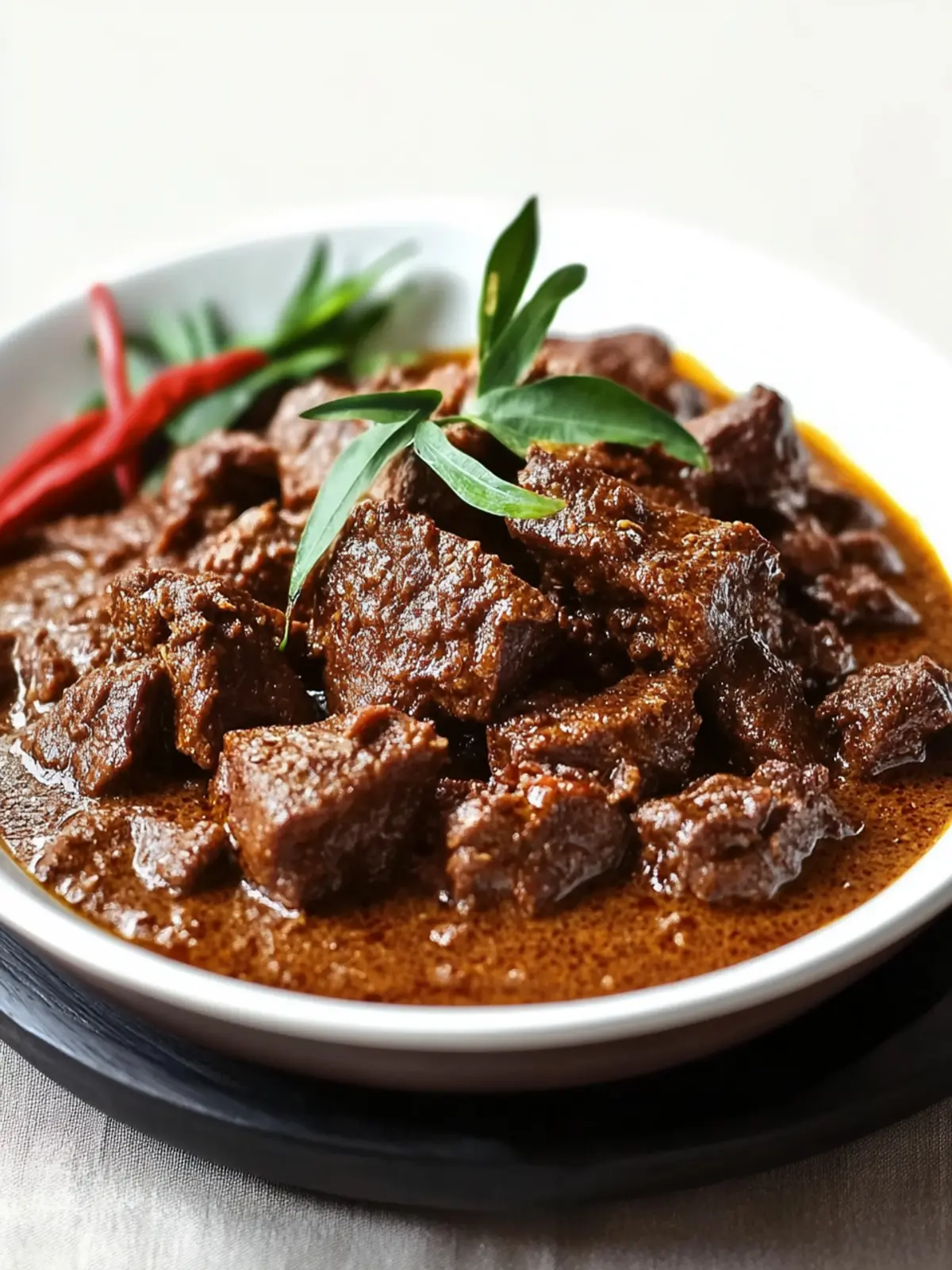 Elevate Dinner with Flavorful Indonesian Rendang Stew! 4 Indonesian Rendang (Spiced Beef Stew)