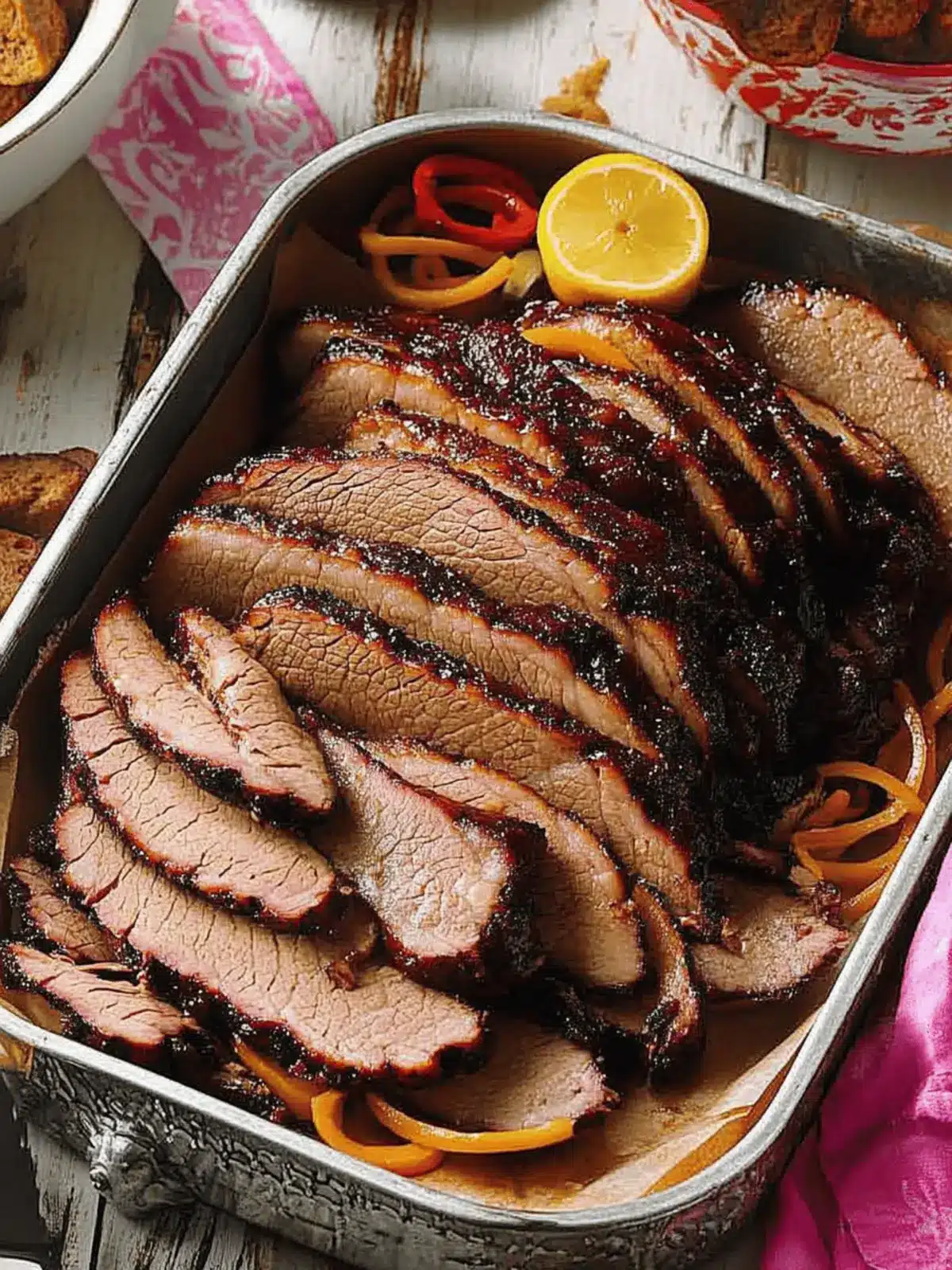 Mouthwatering Smoked Brisket: A Crowd-Pleaser Recipe 3 Smoked Brisket