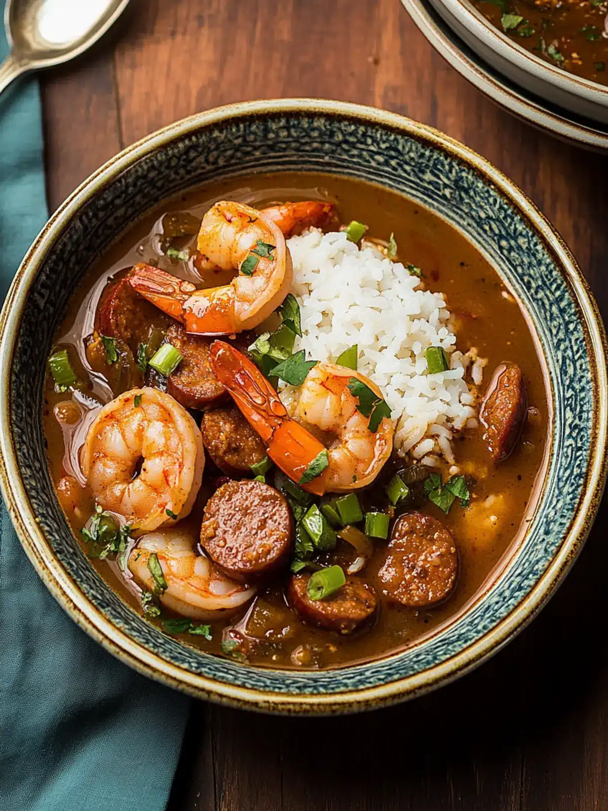 Cajun Shrimp & Sausage Gumbo Bliss for Cozy Nights In 2 Cajun Shrimp & Sausage Gumbo Bliss