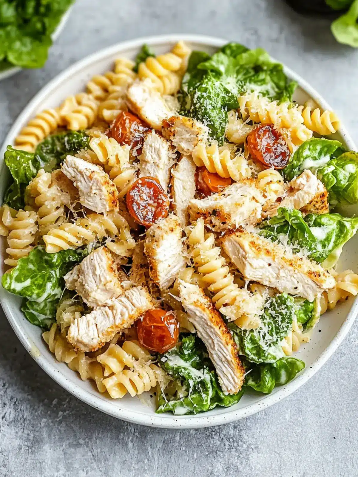 Chicken Caesar Pasta Salad: Quick, Fresh, Flavor-Packed Bliss 3 Chicken Caesar Pasta Salad: Quick, Fresh, and Flavor-Packed!