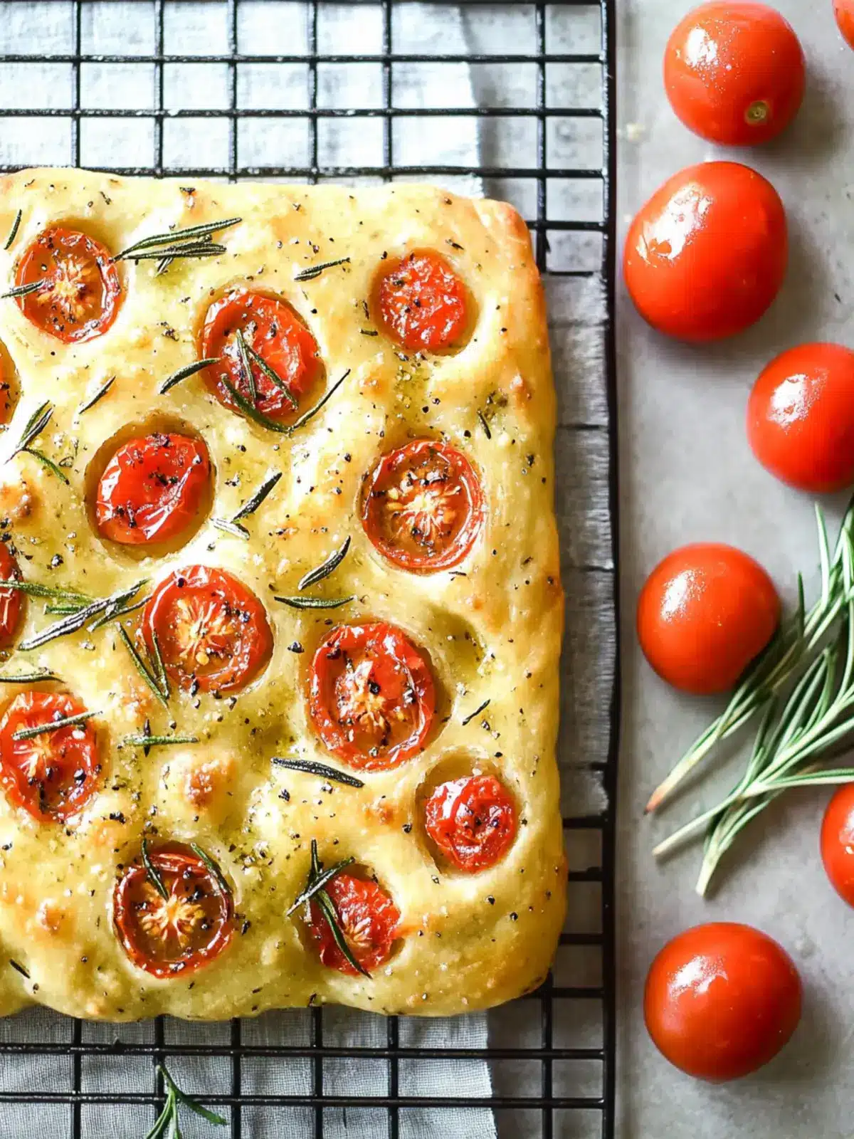 Irresistible Cherry Tomato Focaccia Made Easy at Home 2 Cherry Tomato Focaccia