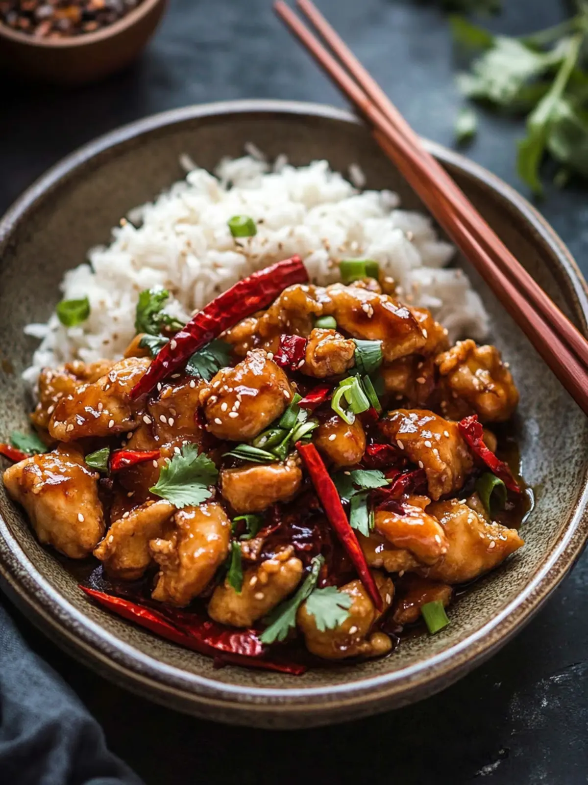 Crispy Szechuan Chicken Ready in 30 Minutes or Less 4 Crispy Szechuan Chicken