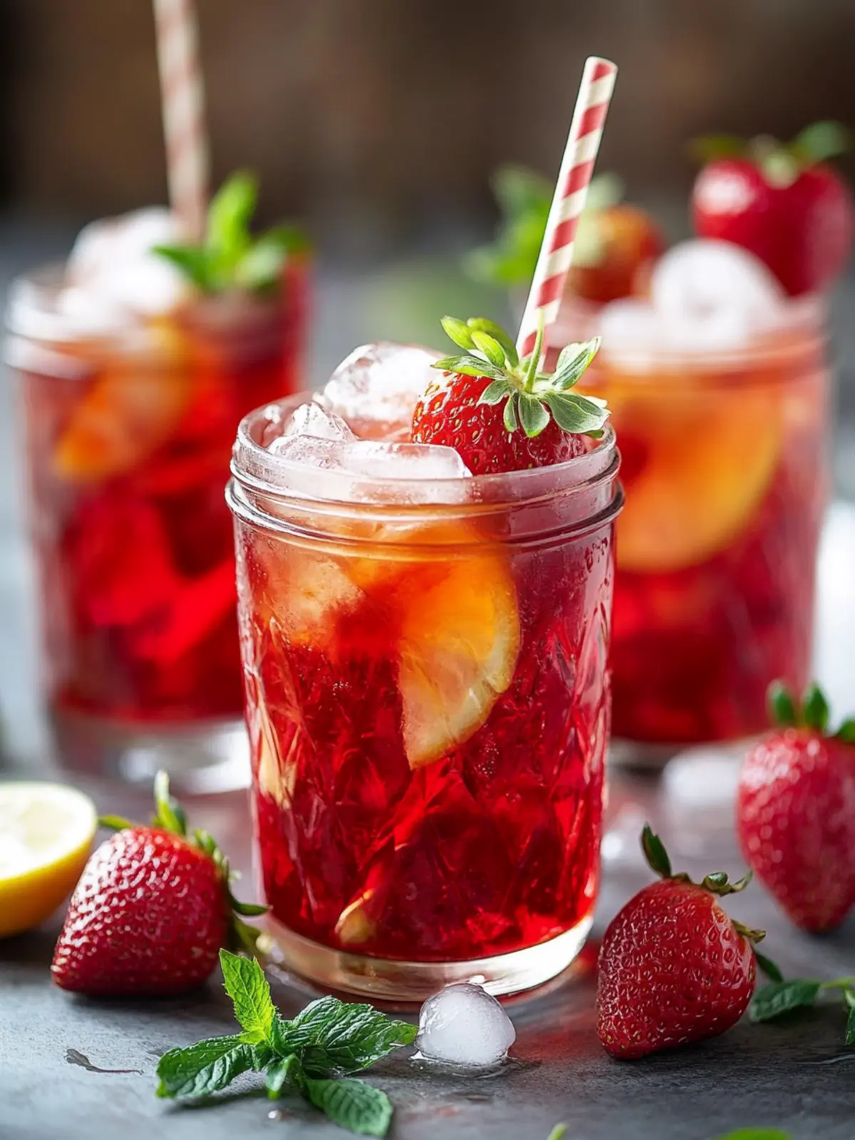 Refreshing Strawberry Honey Hibiscus Iced Tea You'll Love 2 Strawberry Honey Hibiscus Iced Tea