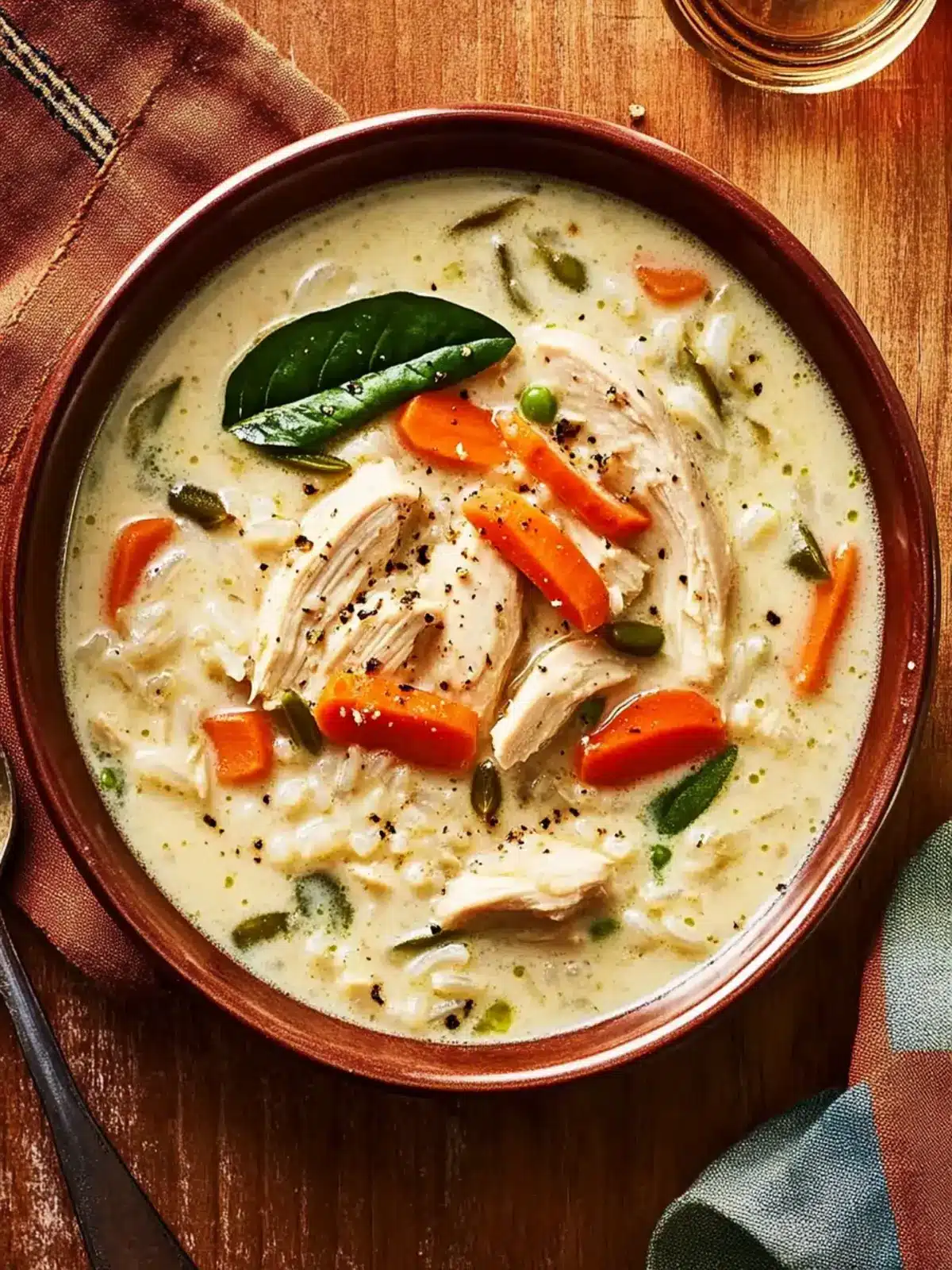 Cozy Up with Creamy Chicken-And-Rice Soup for Ultimate Comfort 3 Creamy Chicken-And-Rice Soup