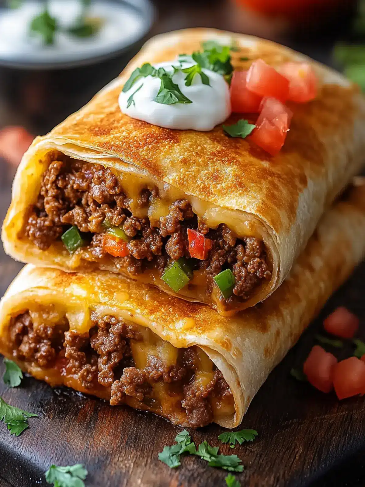 Savory Beef and Cheese Chimichangas Recipe for Easy Nights 2 Beef and Cheese Chimichangas Recipe