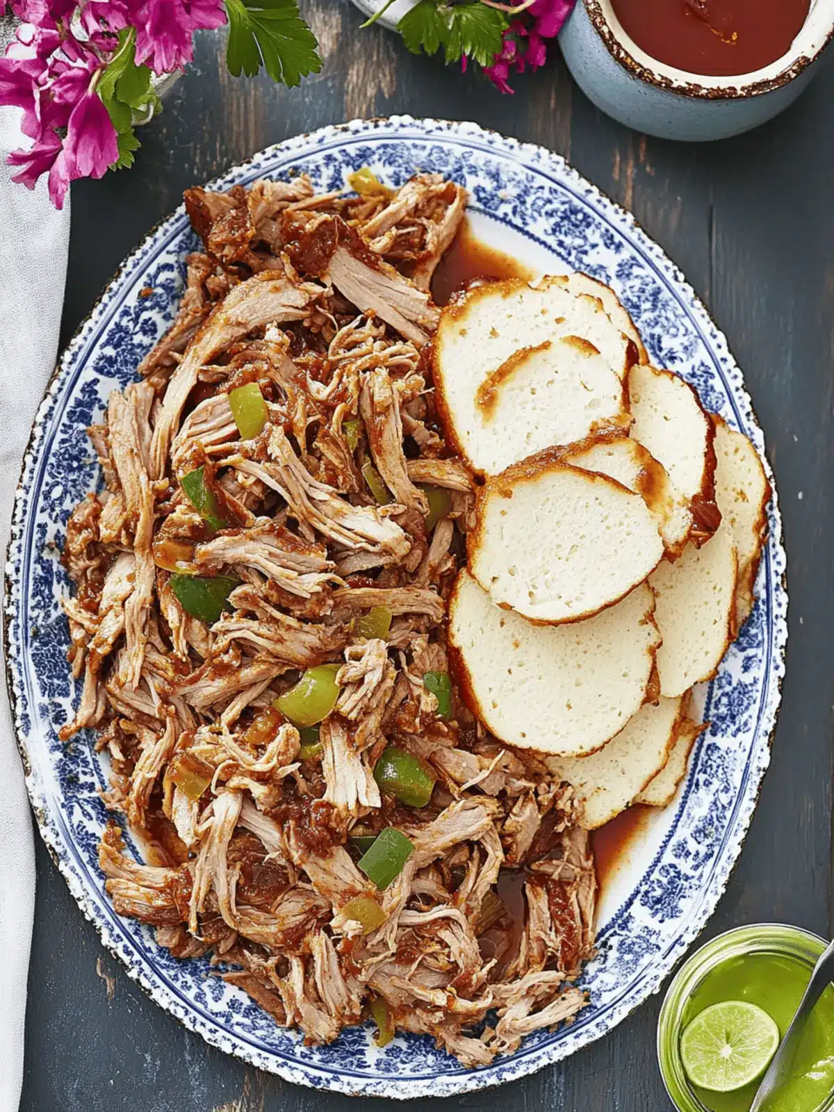 Irresistible Oven-Roasted Pulled Pork with Sweet-and-Spicy Sauce 3 Oven-Roasted Pulled Pork with Sweet-and-Spicy Sauce