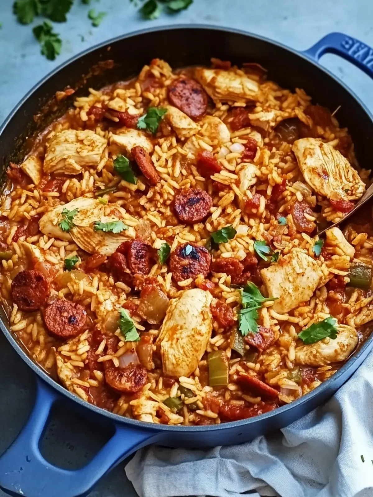 Spicy Chicken & Chorizo Jambalaya: A Hearty One-Pot Wonder 2 Spicy Chicken & Chorizo Jambalaya
