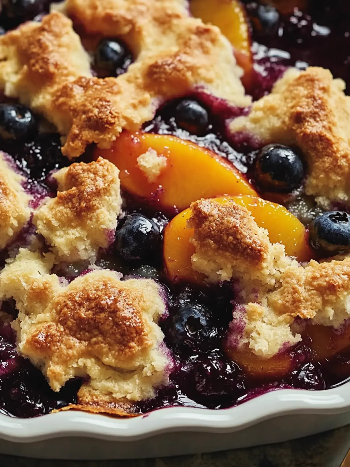Peach Blueberry Cobbler: Your New Favorite Summer Delight 3 Peach Blueberry Cobbler