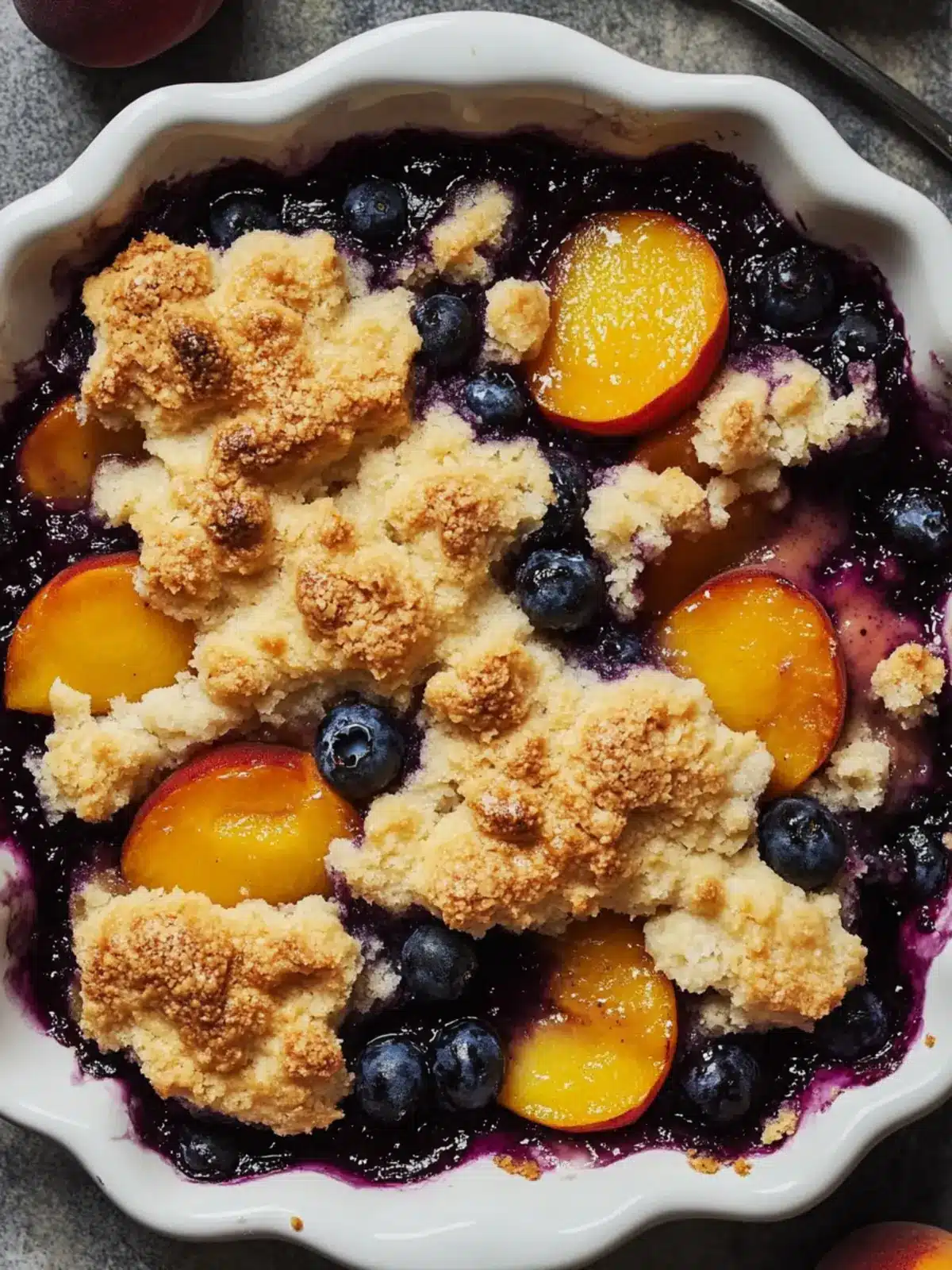 Peach Blueberry Cobbler: Your New Favorite Summer Delight 4 Peach Blueberry Cobbler