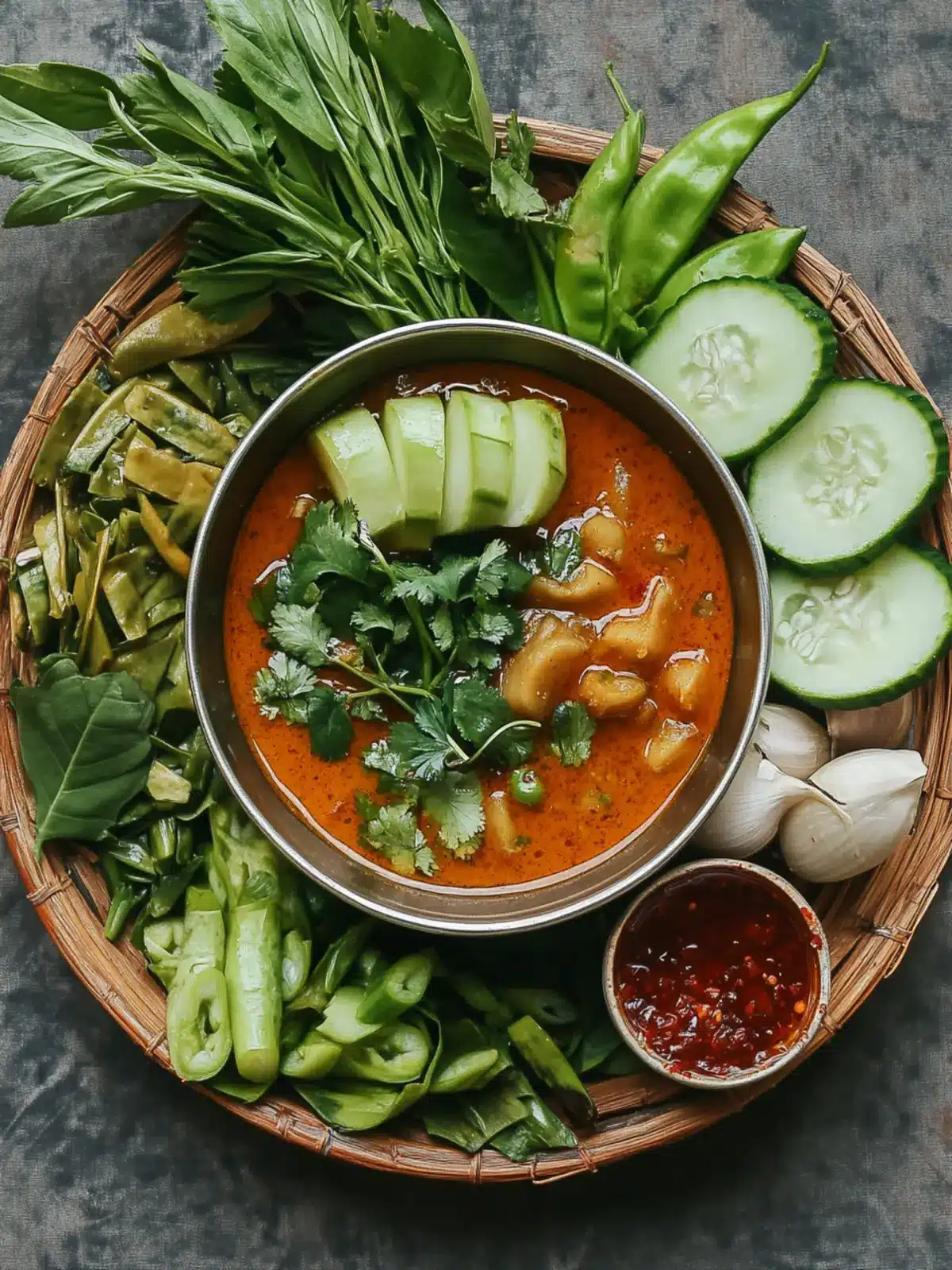 Burmese Ngapi Yay: Flavor-Packed Fish Paste Dip with Veggies 4 Burmese Ngapi Yay (Fish Paste Dip with Vegetables)
