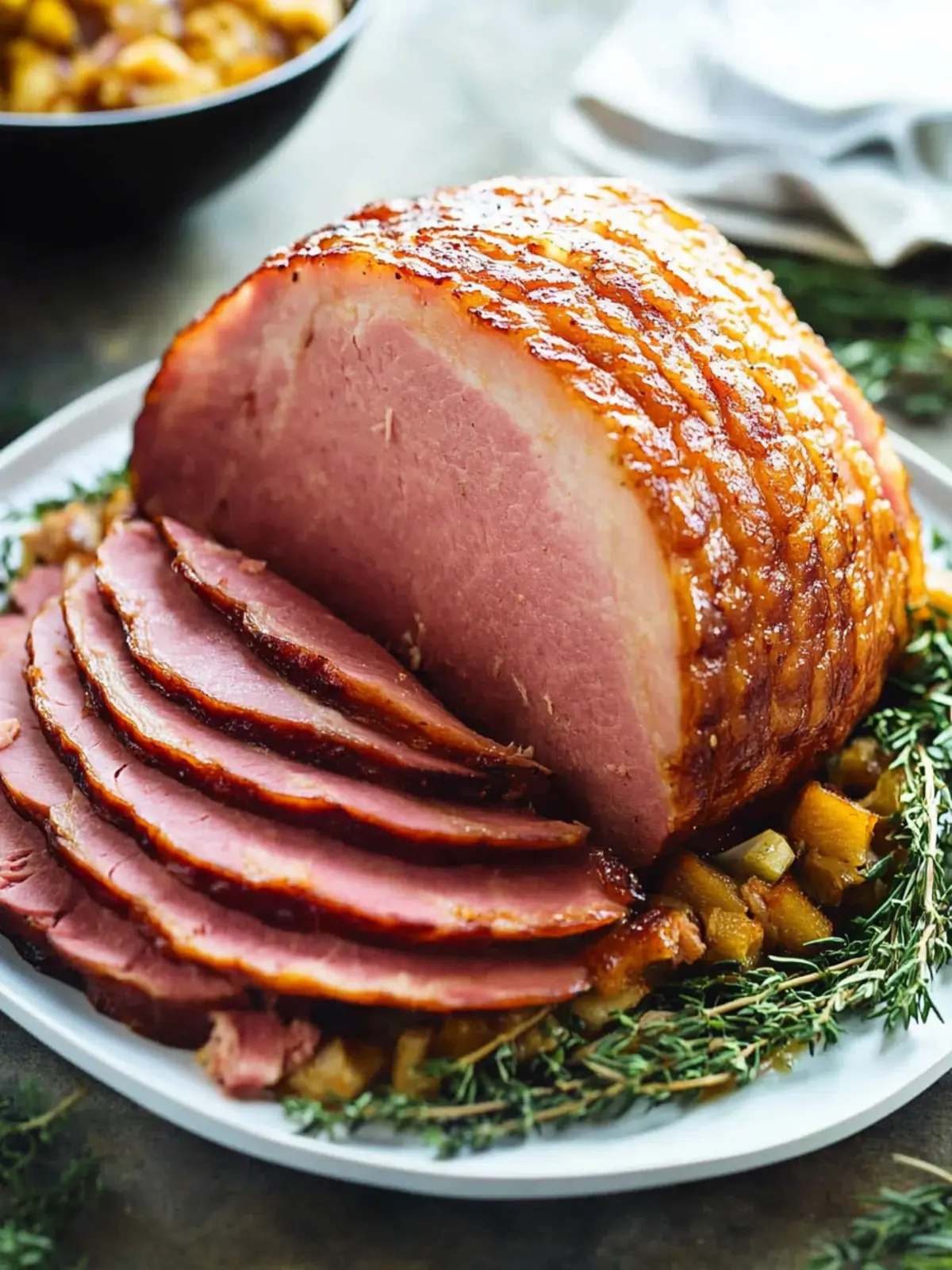 Mouthwatering Crock Pot Ham with Sweet Maple Glaze 2 Crock Pot Ham