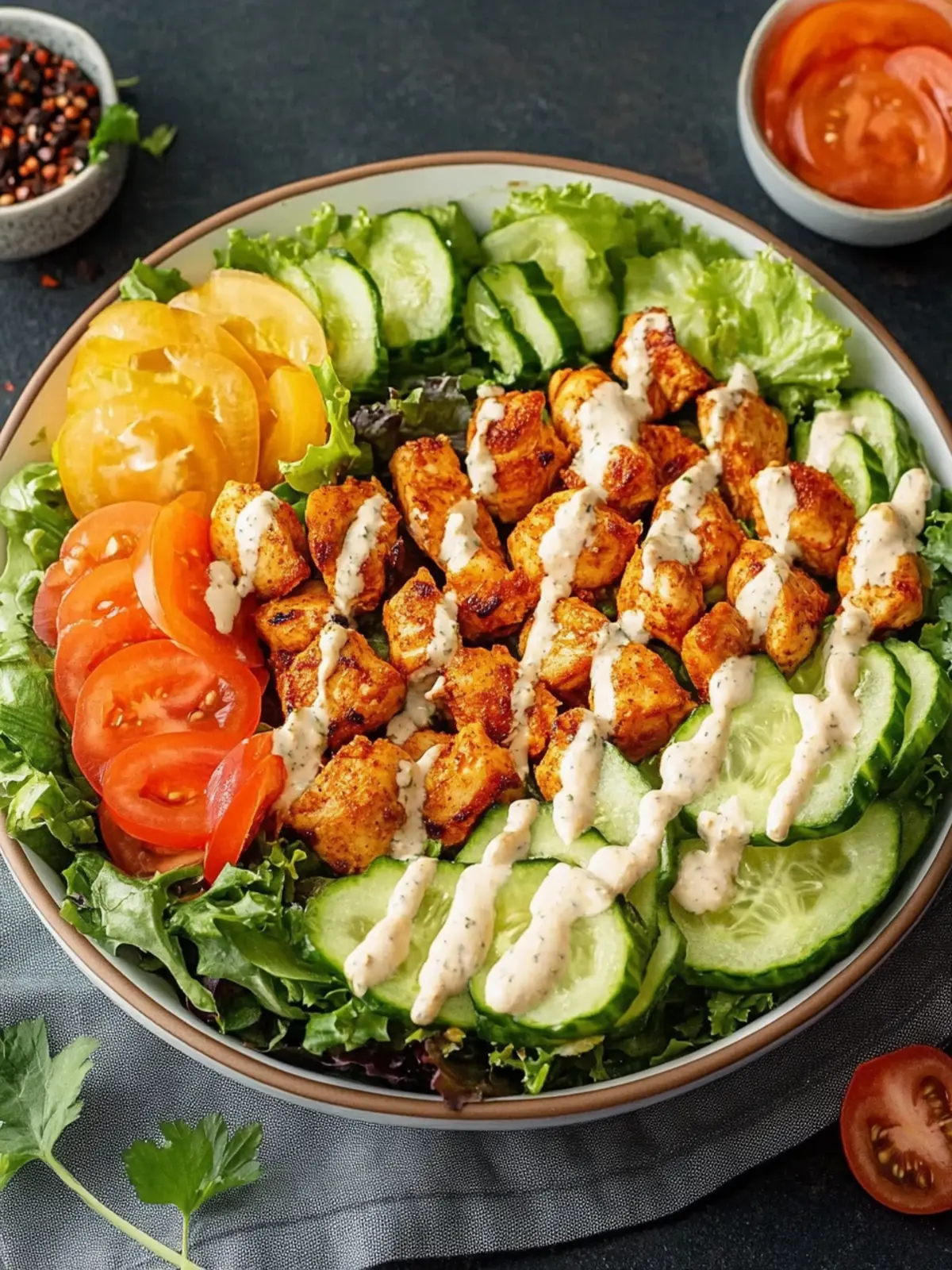 Honey Hot Chicken Salad: Sweet, Spicy, and Super Easy! 4 Honey Hot Chicken Salad