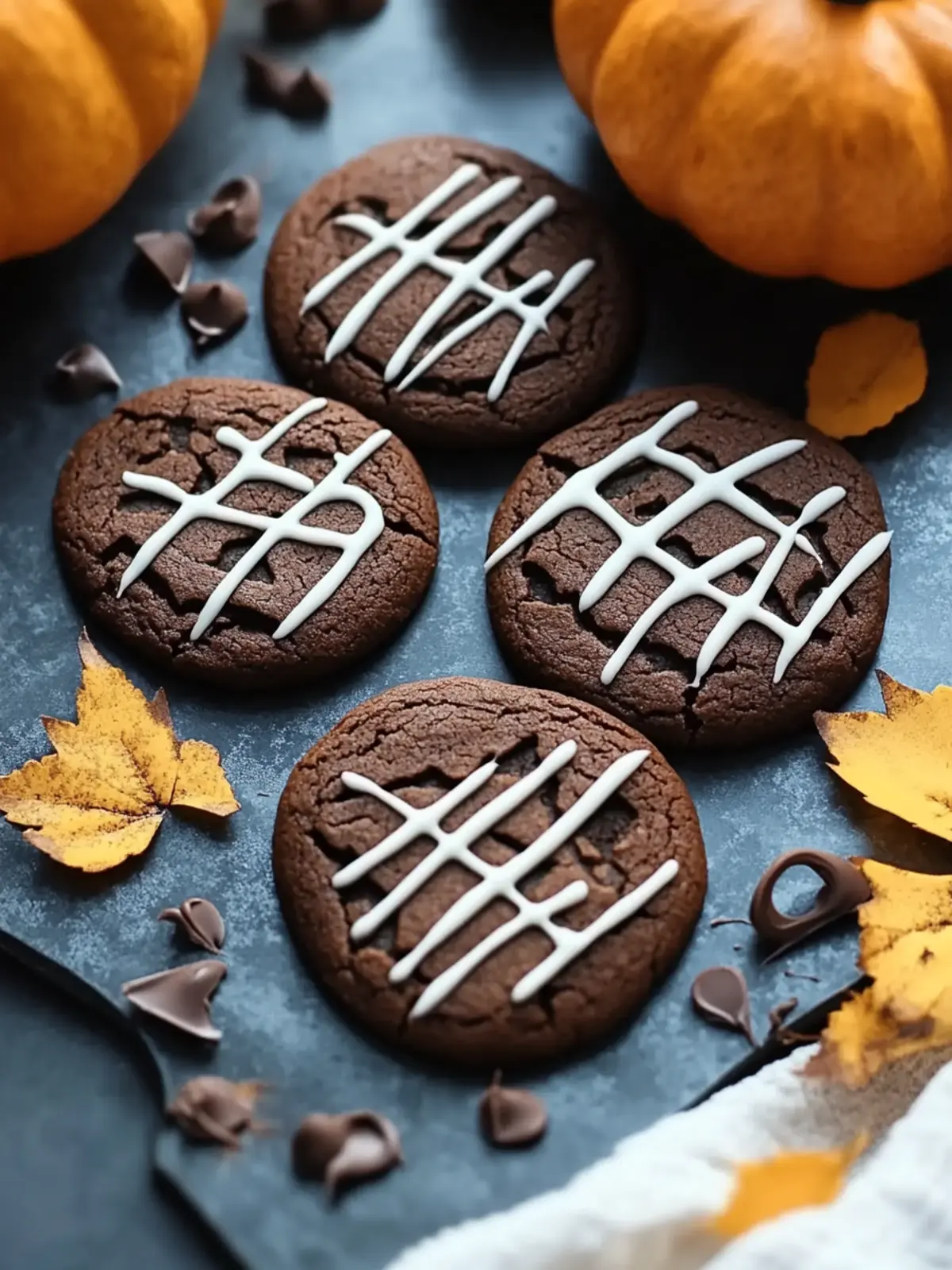 Chocolate Pumpkin Cut Out Cookies for Spooky Halloween Fun 3 Chocolate Pumpkin Cut Out Cookies for a Festive Halloween Treat