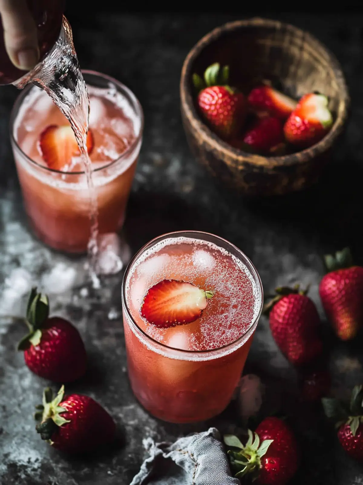 Strawberry Rhubarb Whiskey Sour Your Summer Sip Sensation 2 Strawberry Rhubarb Whiskey Sour