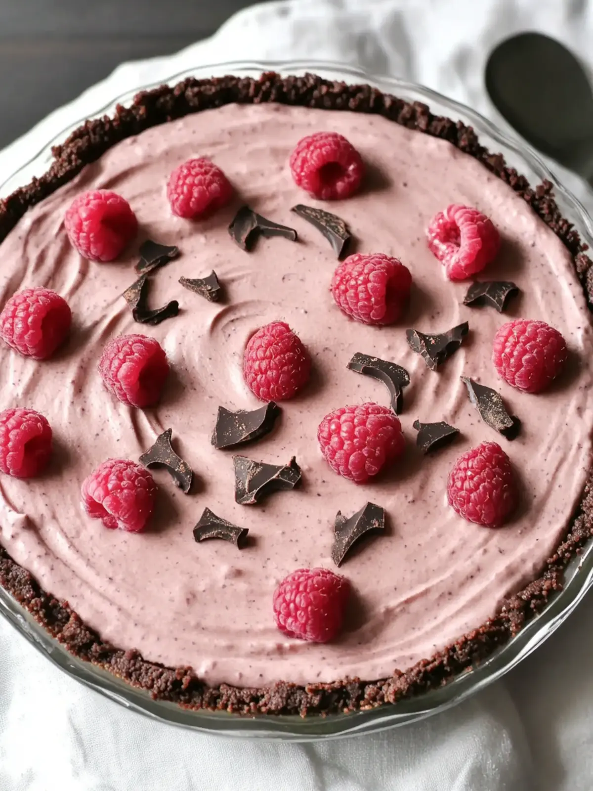Indulge in Gluten-free Chocolate Raspberry Mousse Pie Bliss 2 Gluten-free Chocolate Raspberry Mousse Pie