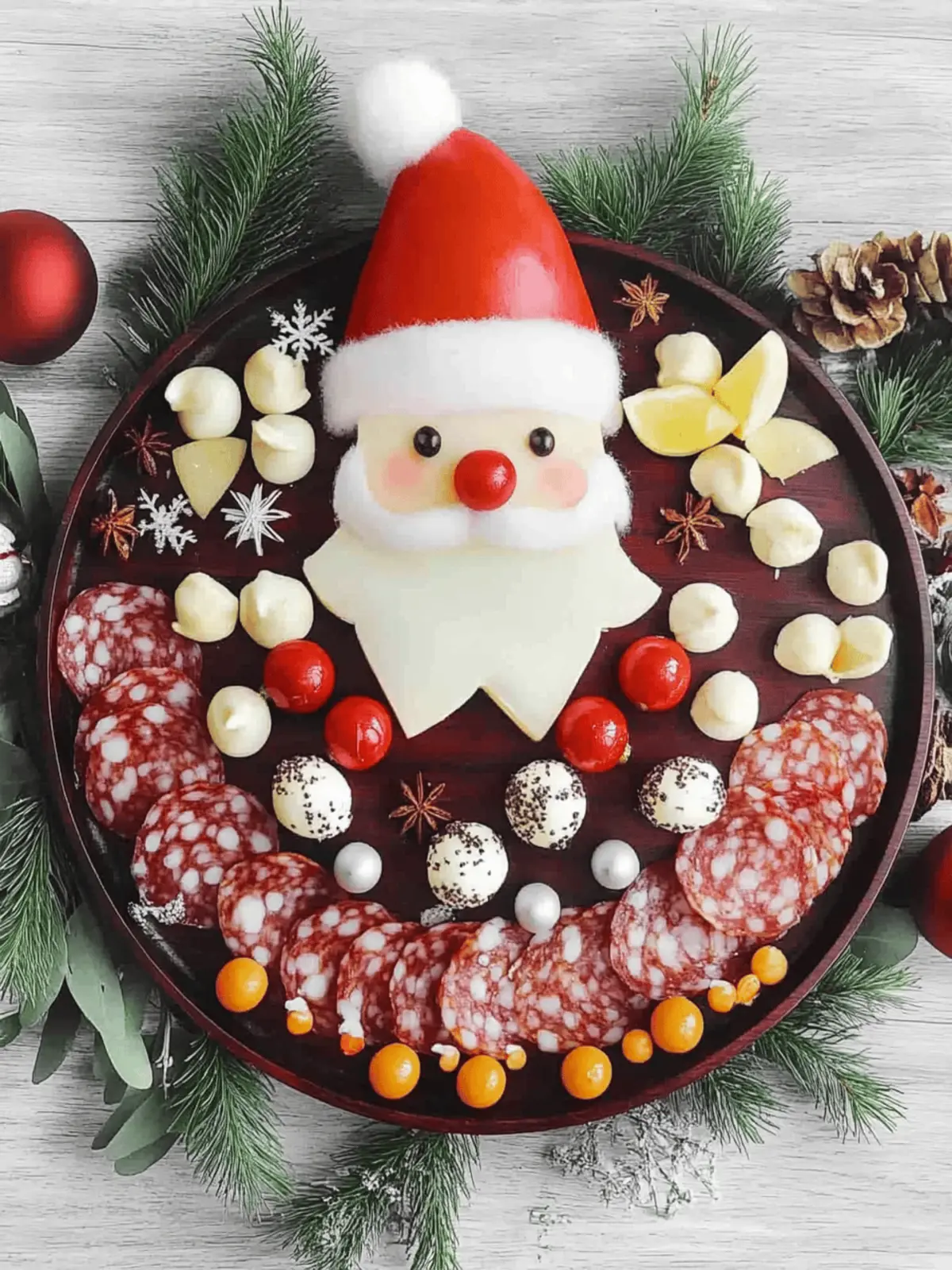Create an Easy and Festive Santa Charcuterie Board Today 2 Easy and Festive Santa Charcuterie Board