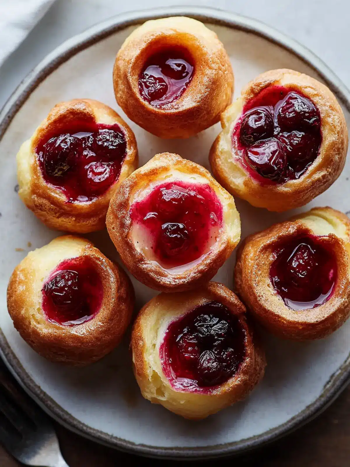 Mini Cranberry Popovers: Bake Up Holiday Cheer Today 2 Mini Cranberry Popovers